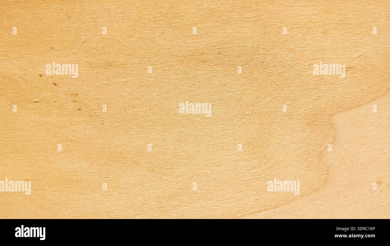 Sauberer heller, blonder Holzmaserung Texturhintergrund mit dezenten horizontalen Linien für einfaches Innendesign und Kopierraum Stockfoto