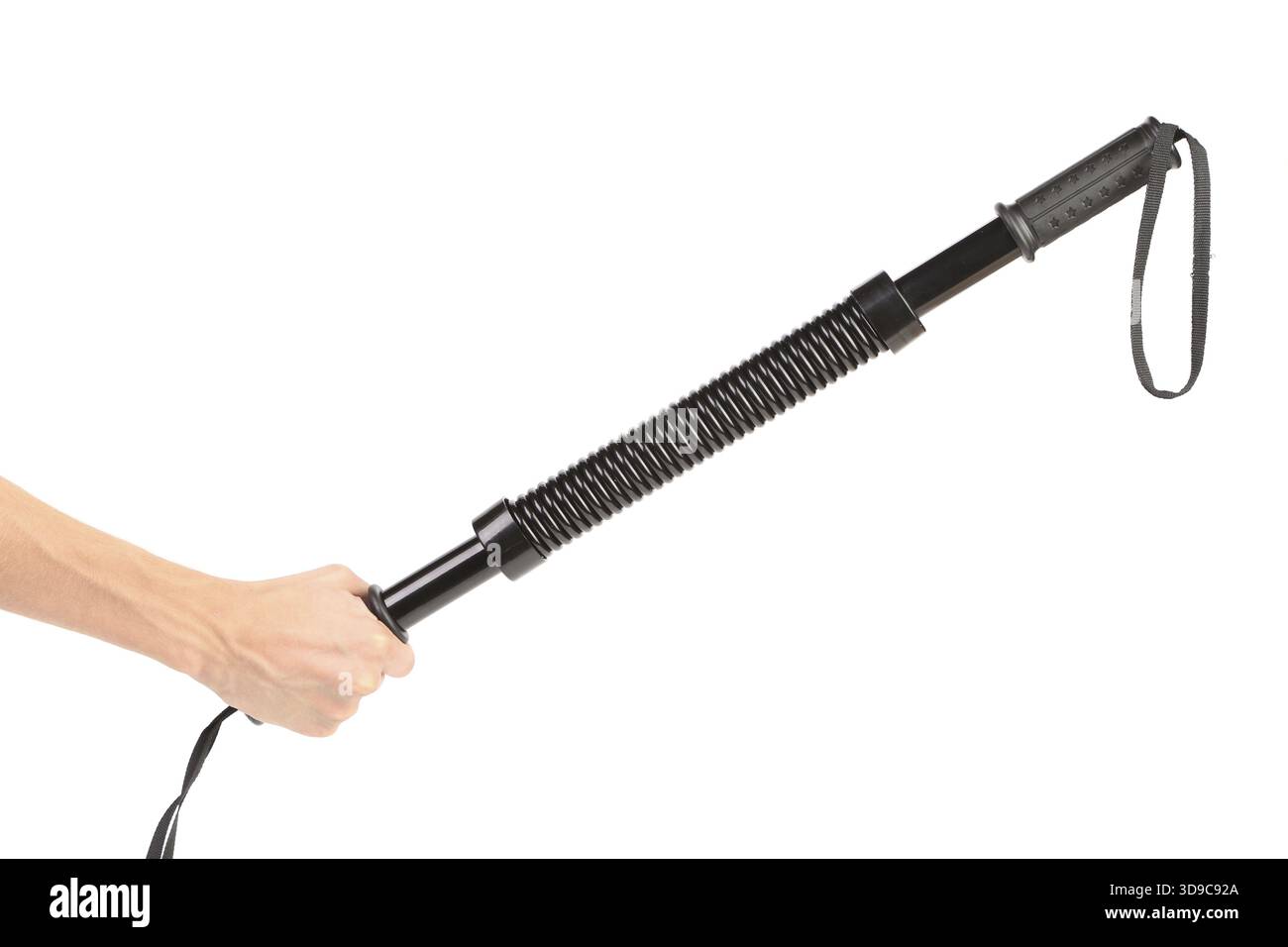 Stahlspreizer. Isoliert auf weißem Hintergrund Stockfoto