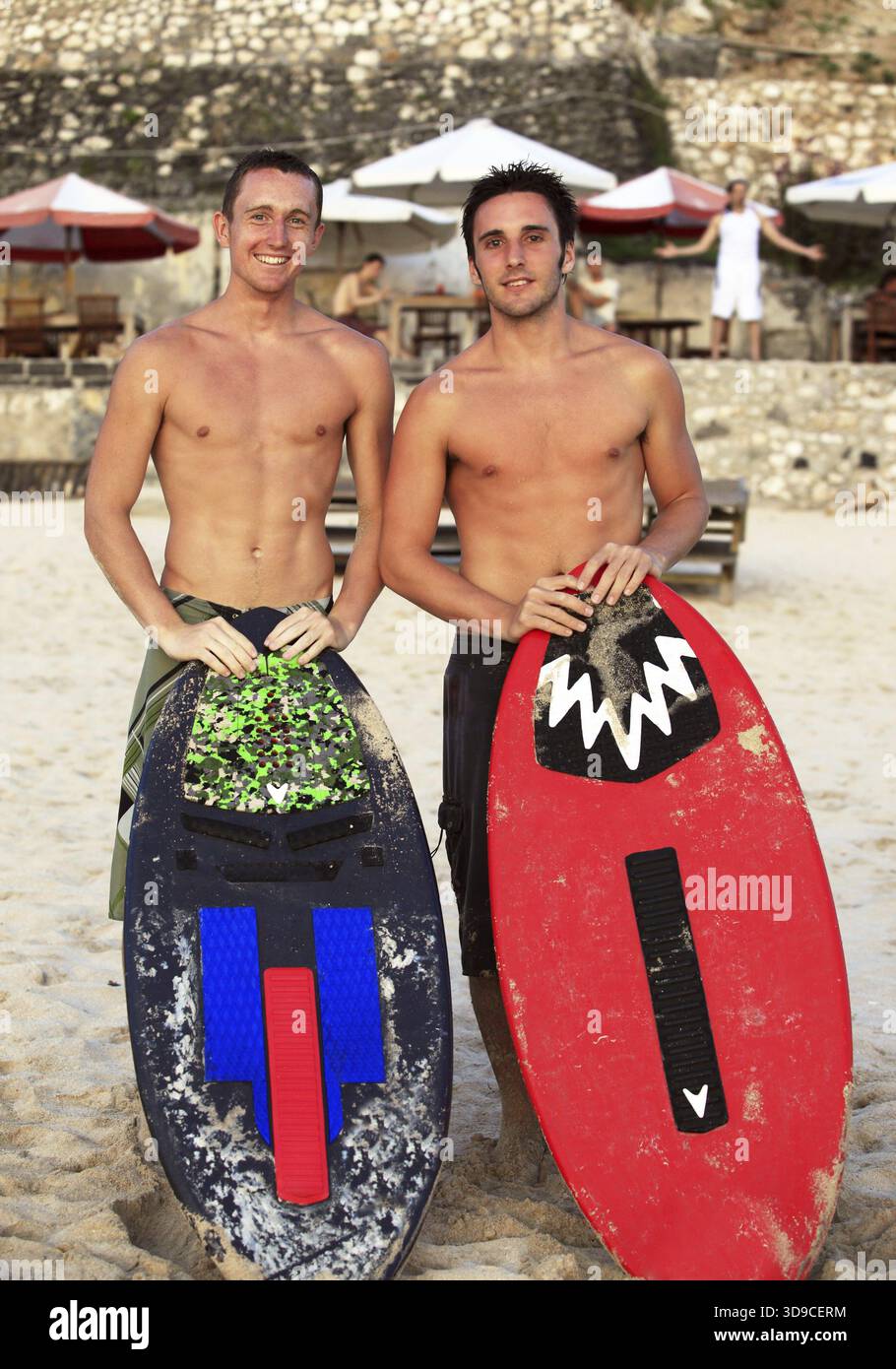 Porträt jungen Herren - Surfer Stockfoto