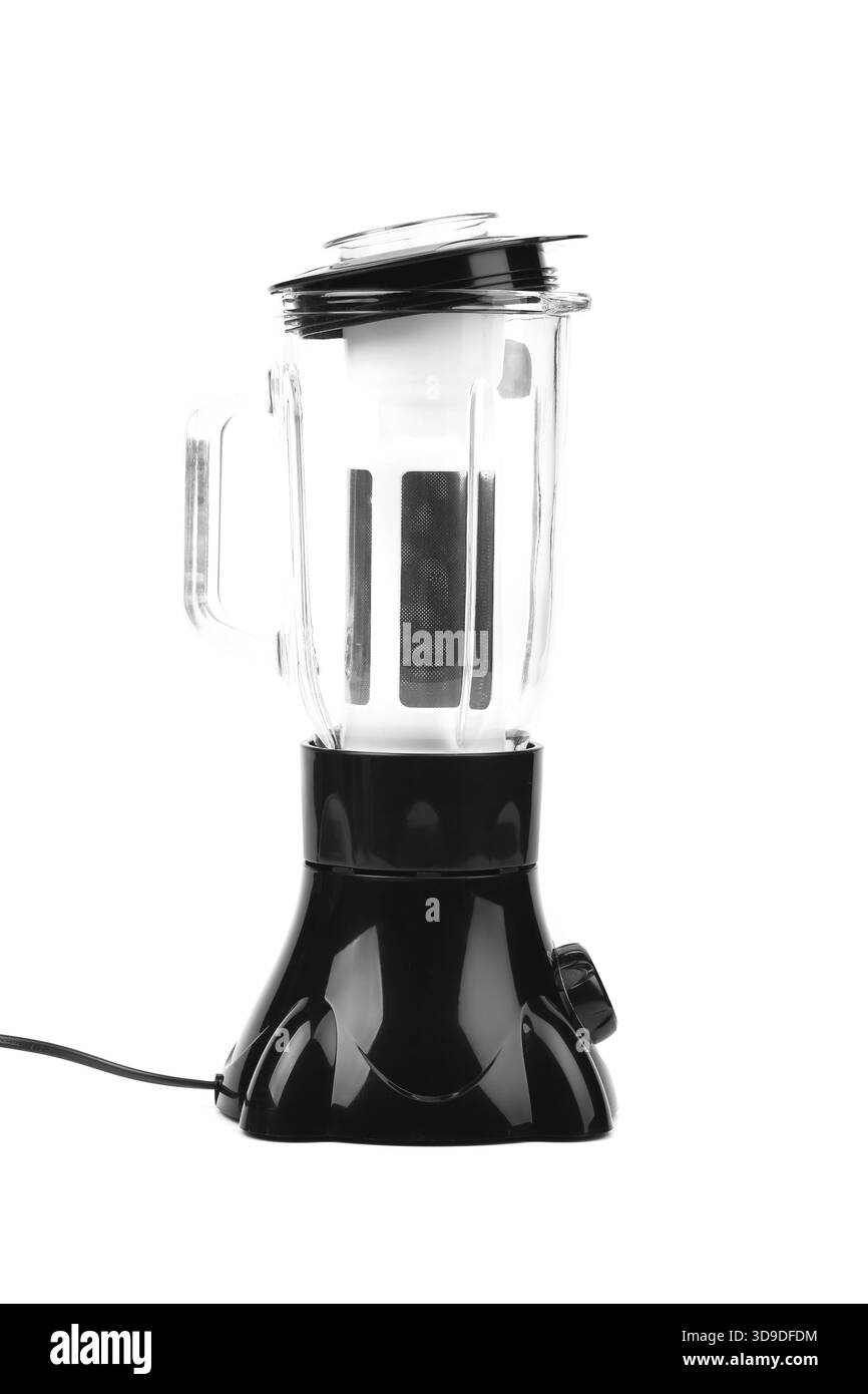 Küchenmixer isoliert auf weißem Hintergrund Stockfoto