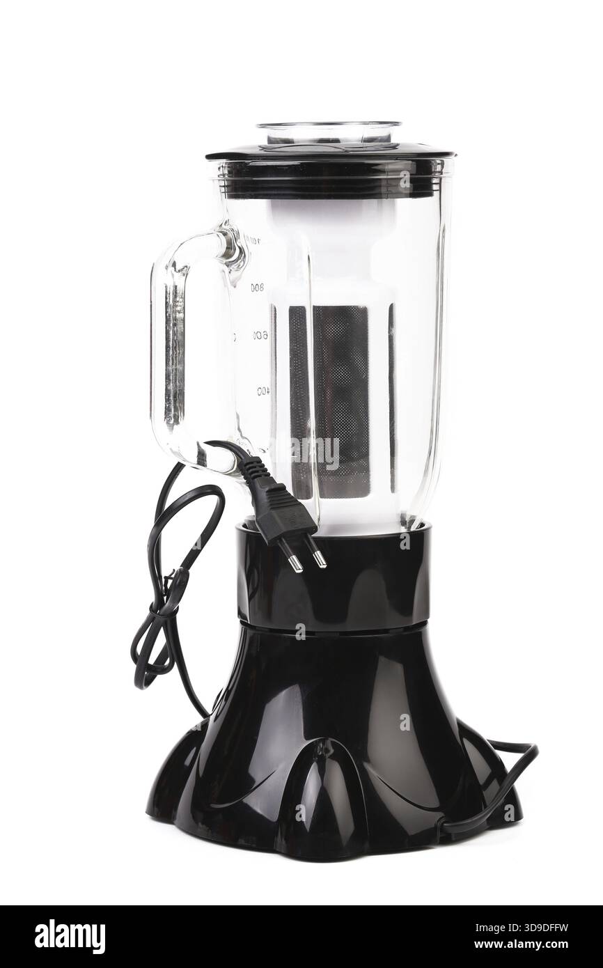 Küchenmixer isoliert auf weißem Hintergrund Stockfoto