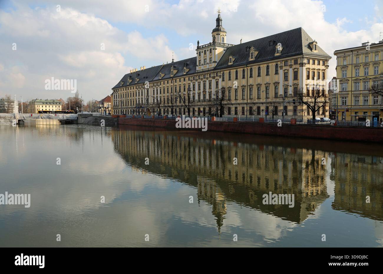 Universität Breslau an der oder, Polen Stockfoto