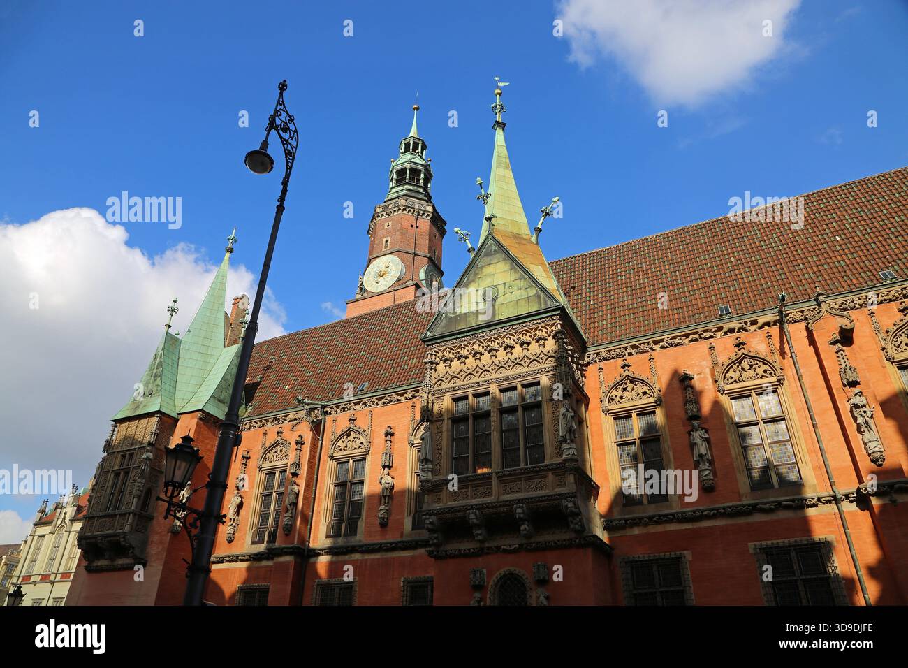Das Rathaus - Breslau, Polen Stockfoto