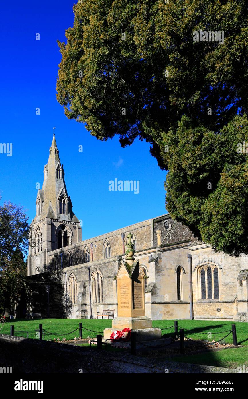 Pfarrkirche St. Marys, Dorf Warmington, Northamptonshire County, England; Großbritannien Stockfoto