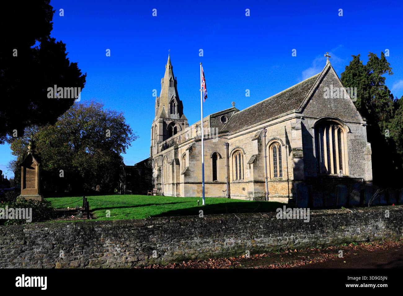 Pfarrkirche St. Marys, Dorf Warmington, Northamptonshire County, England; Großbritannien Stockfoto