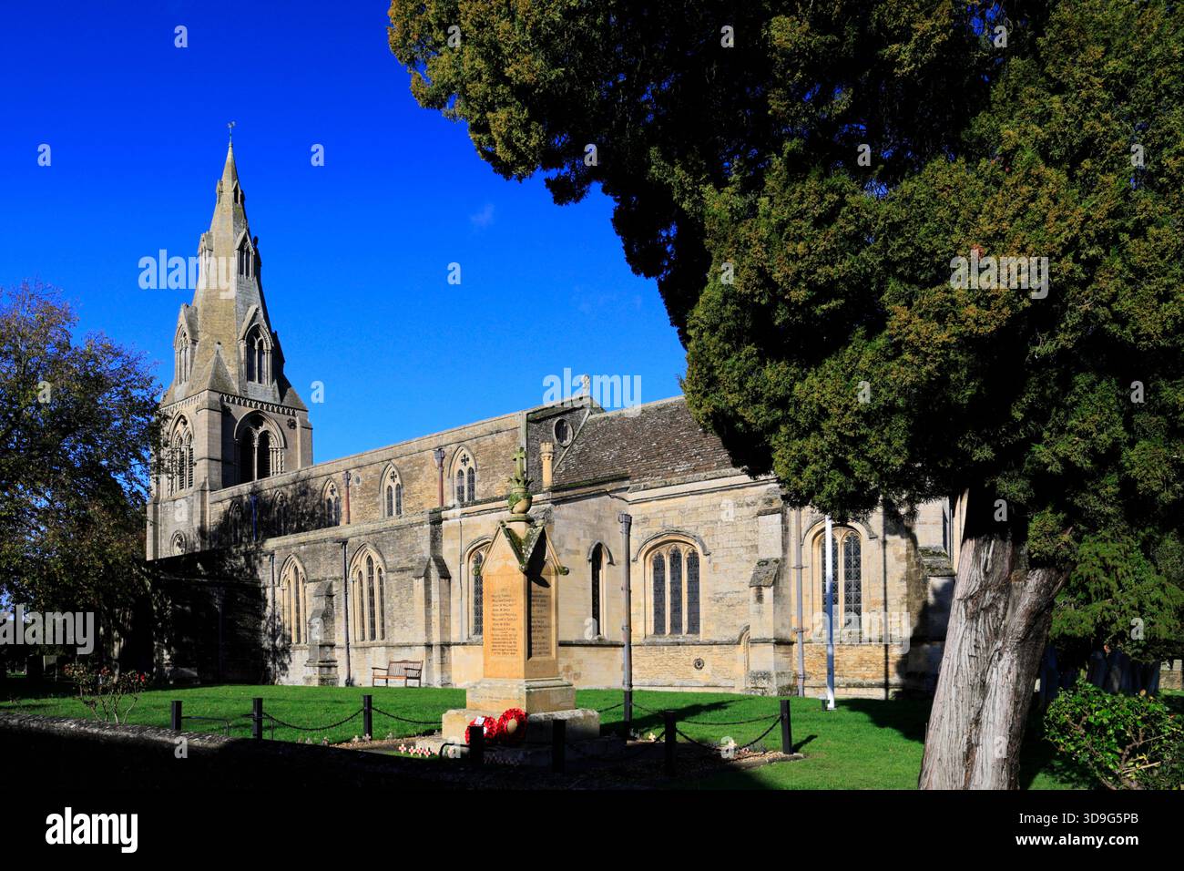 Pfarrkirche St. Marys, Dorf Warmington, Northamptonshire County, England; Großbritannien Stockfoto