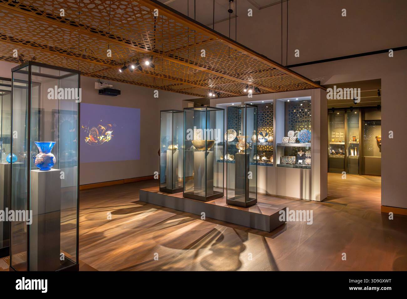 Innenraum des Montreal Museum of Fine Arts (Musée des beaux-Arts de Montréal), Montreal, Quebec, Kanada Stockfoto