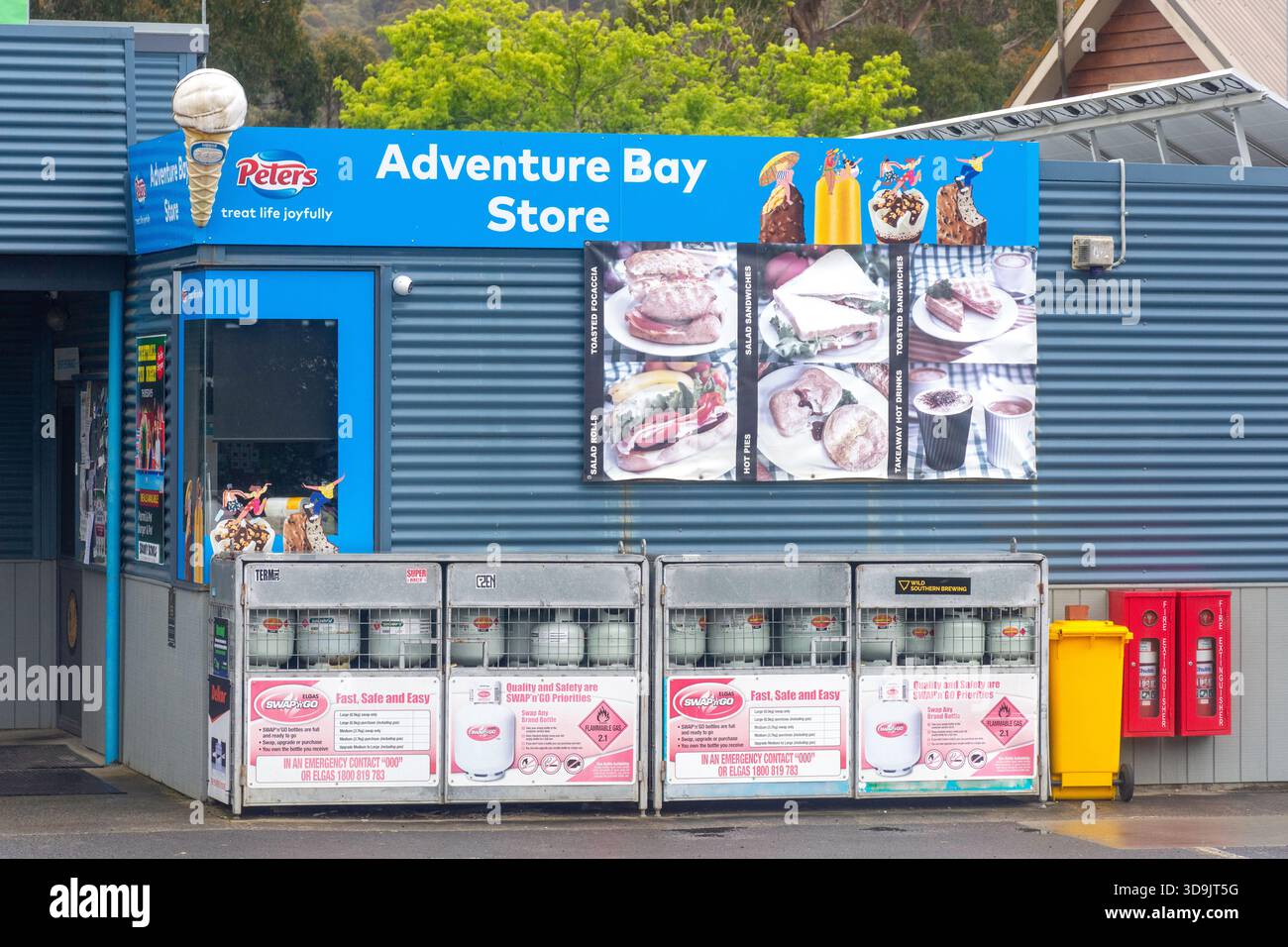 Adventure Bay Store, Adventure Bay, Adventure Bay Road, South Bruny, Bruny Island, Tasmanien, Australien Stockfoto