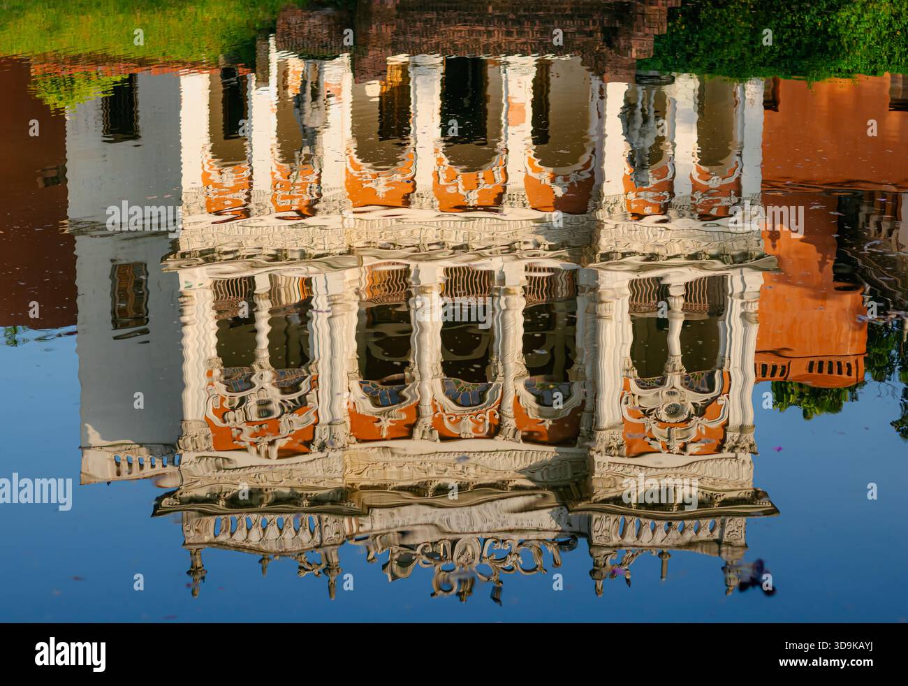 Reflexion der alten Hauptstadt Sonargaon – traditionelles bengalisches Kulturerbe Stockfoto