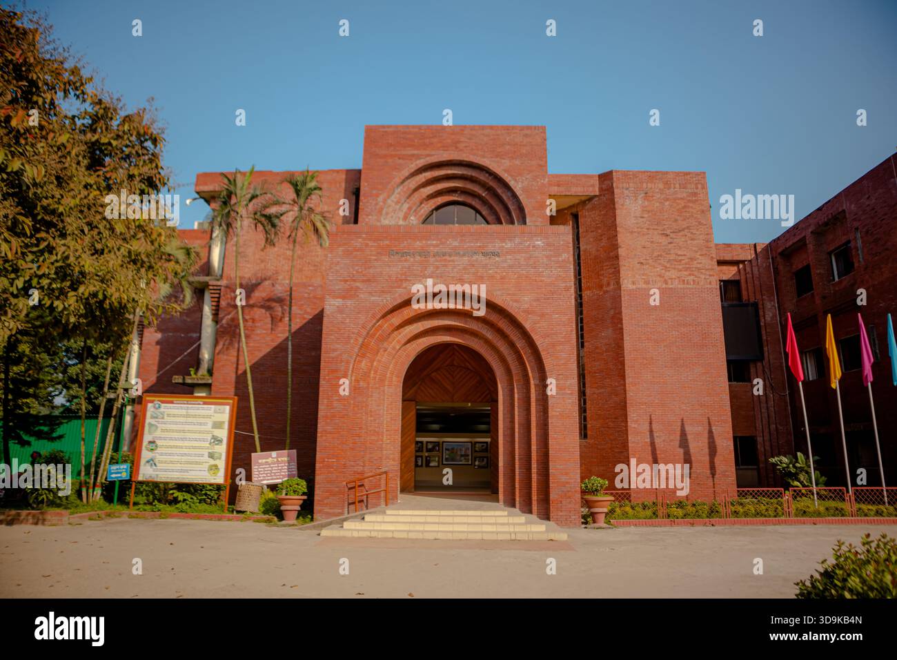 Sonargaon Volksmuseum – Traditionelle Bengalische Architektur Stockfoto