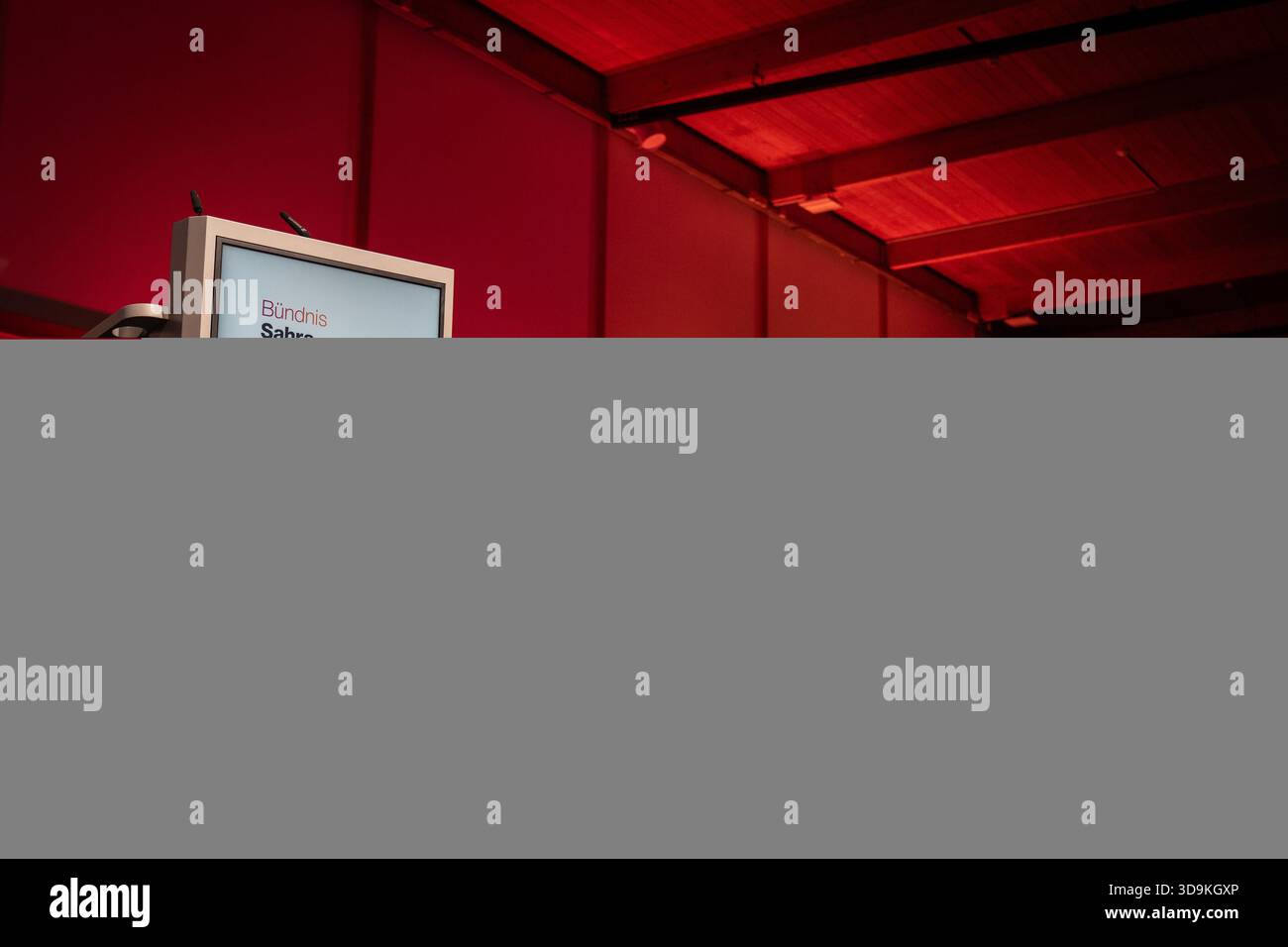 3. Bundesparteienkonferenz BSW – Allianz für soziale Gerechtigkeit und wirtschaftliche Vernunft – Allianz Sahra Wagenknecht in Magdeburg Stockfoto