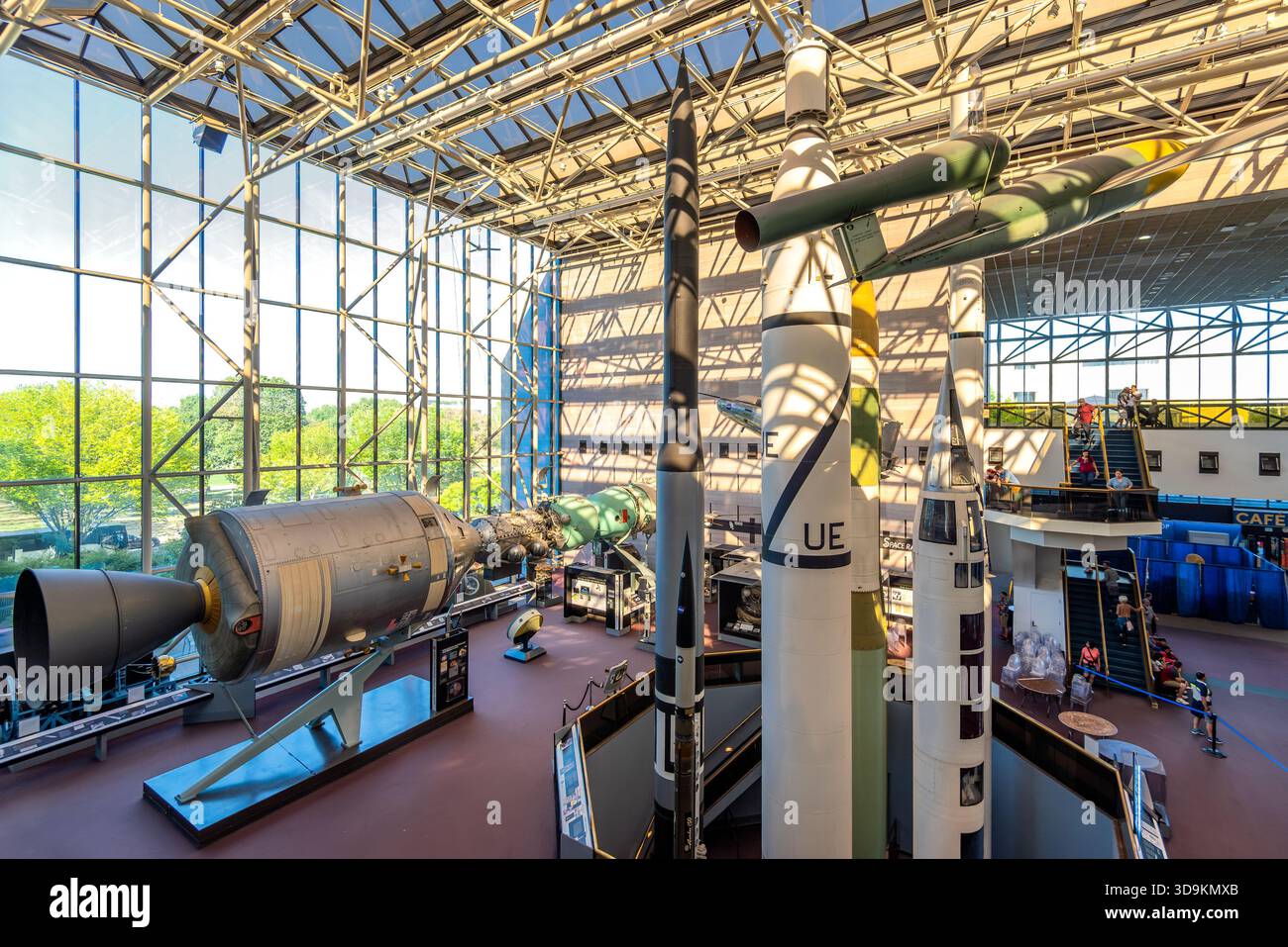 USA, Washington - 20. September 2019. Das National Air and Space Museum der Smithsonian Institution - Space Race Sektion Stockfoto