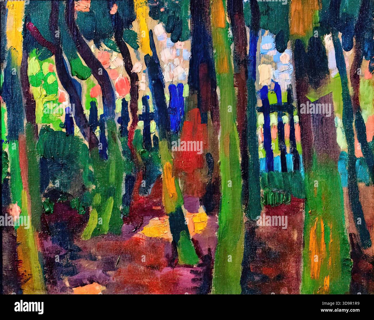 Andr Derain, The Clearing (La Clairire), um 1904, Fauvist Landscape Stock Vektor