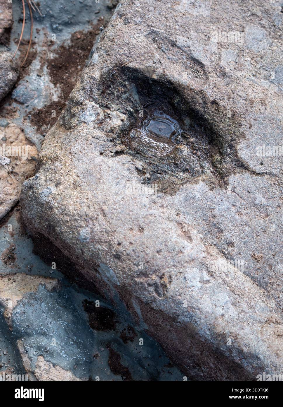 Die innere Sicht von Stone. Stockfoto