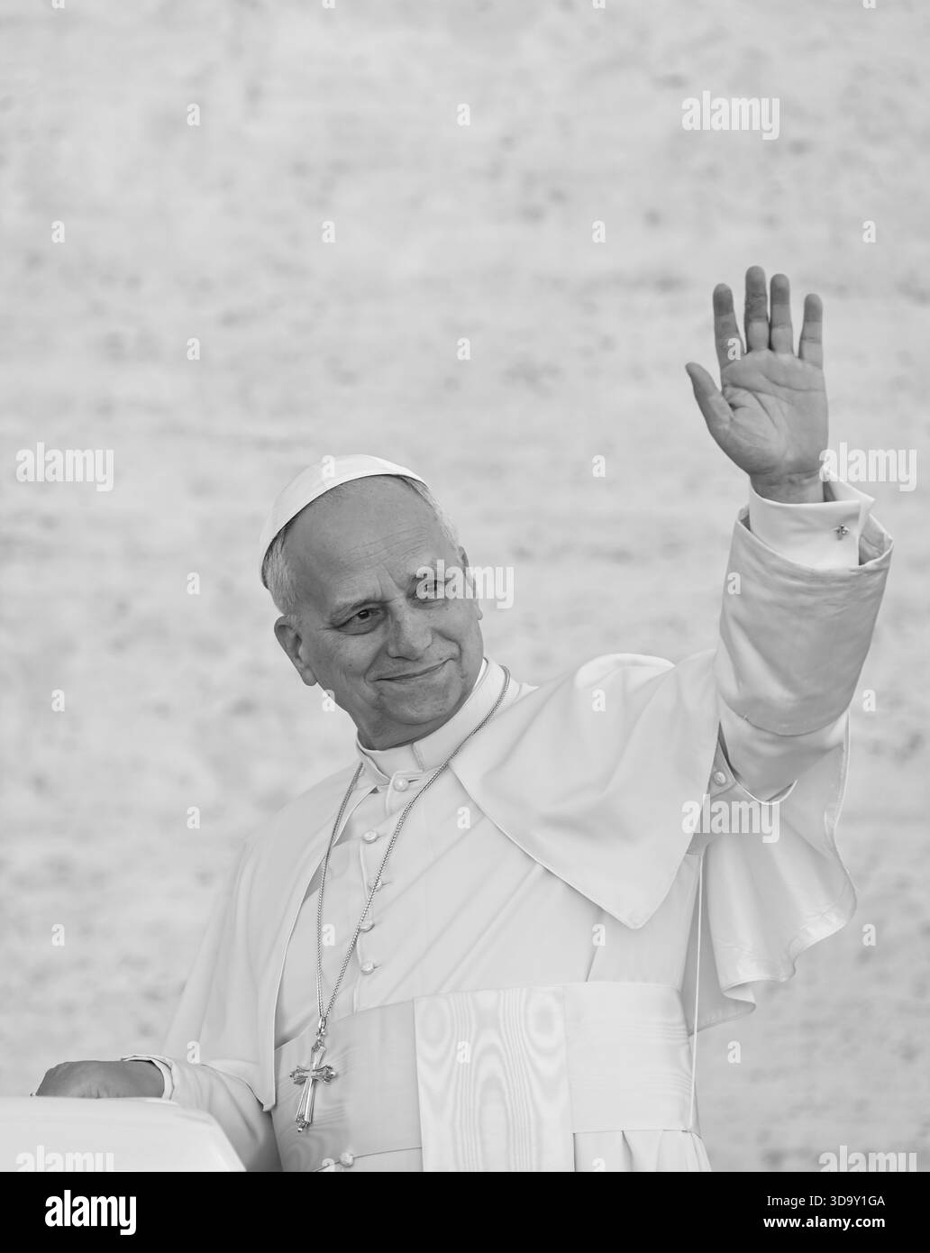 Vatikan, Vatikan. Dezember 2025. **NO LIBRI** Italien, Rom, Vatikan, 2025/12/6 .Papst Leo XIV. Während der Jubiläumsaudienz auf dem Petersplatz im Vatikan Foto von ALESSIA GIULIANI /Catholic Press Photo Credit: Independent Photo Agency/Alamy Live News Stockfoto