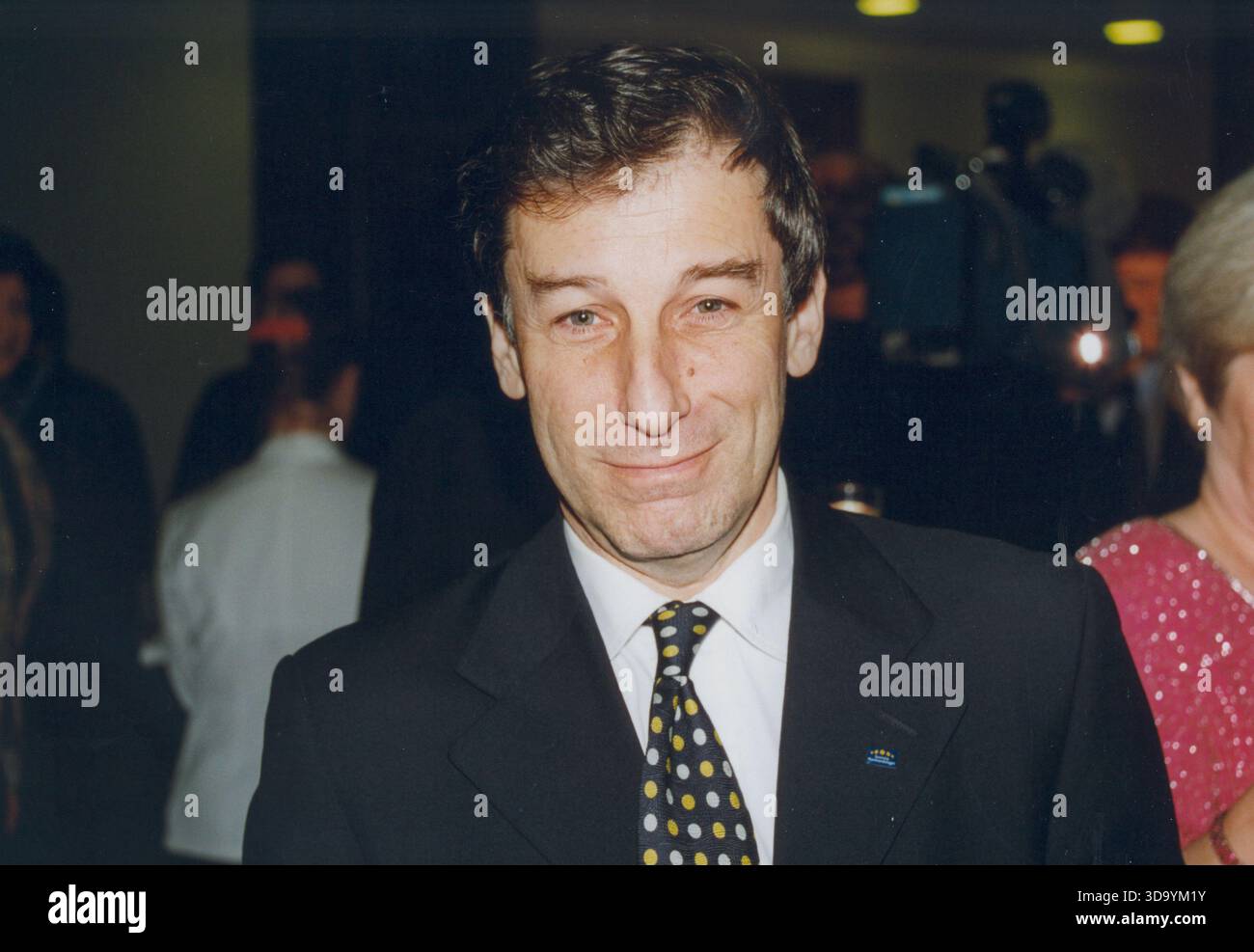 LEIF PAGROTSKY diente unter Premierminister Göran Persson und bekleidete vier Ministerpositionen auf Kabinettsebene 1996-2006, darunter Handelsminister, Minister für Industrie, Beschäftigung und Kommunikation, Minister für Kultur und Minister für Bildung Stockfoto