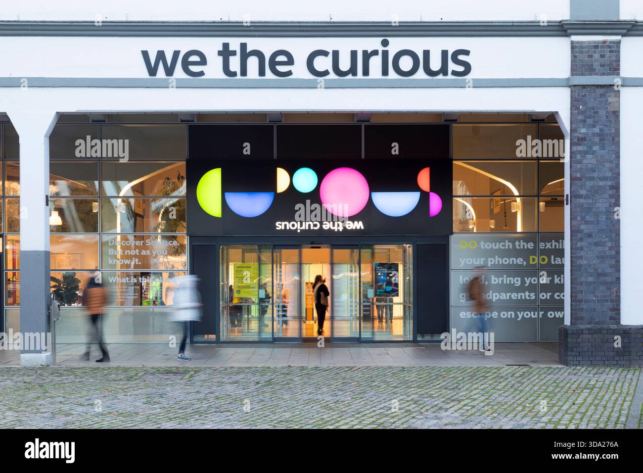 Eintritt zu We the Curious. Bristol, Großbritannien. Stockfoto