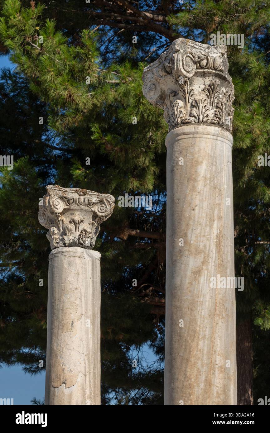 Ausgrabungsstätte Ephesus, Türkei. Stockfoto