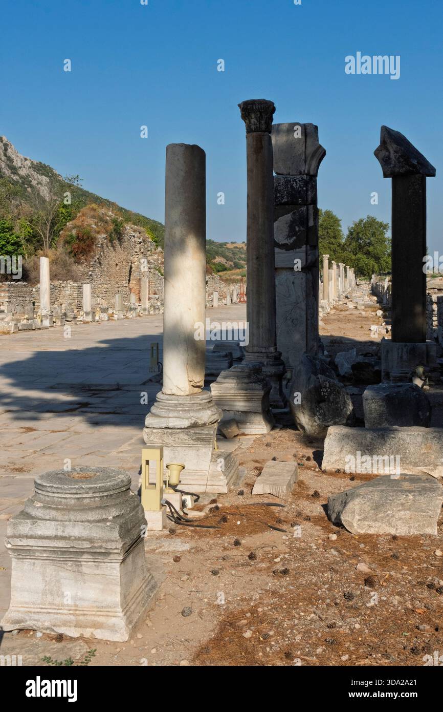 Ausgrabungsstätte Ephesus, Türkei. Stockfoto