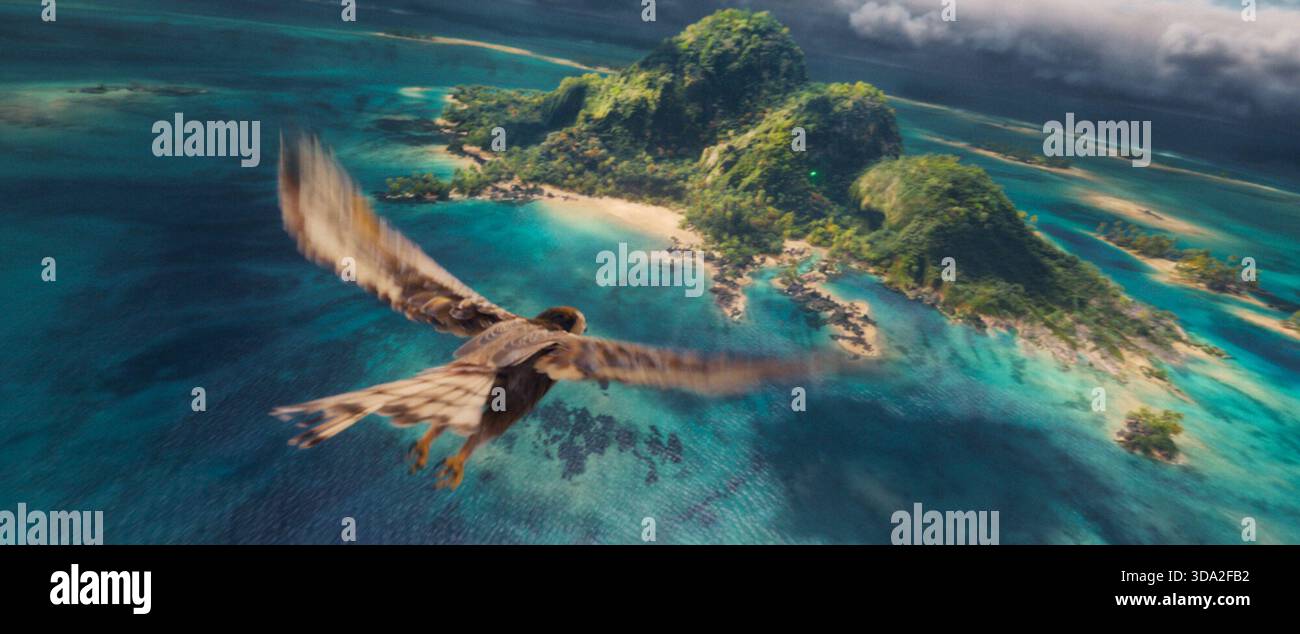 Moana ist ein US-amerikanischer Abenteuerfilm, der eine Live-Action-Adaption von Disneys Trickfilm Moana aus dem Jahr 2016 und der dritte Teil der Moana-Reihe ist. Regie führte Thomas Kail aus einem Drehbuch von Jared Bush und Dana Ledoux Miller, produziert von Dwayne Johnson, Hiram und Dany Garcia, Beau Flynn und Lin-Manuel Miranda. Catherine Laga'aia spielt in ihrem Filmdebüt als Moana und Johnson, die seine Rolle als Maui aus den Animationsfilmen wiederaufspielen. Stockfoto