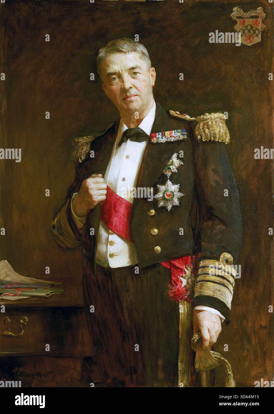 Admiral der Flotte John Arbuthnot Fisher (1841–1920), Offizier der Royal Navy. Von Arthur Stockdale Cope Stockfoto