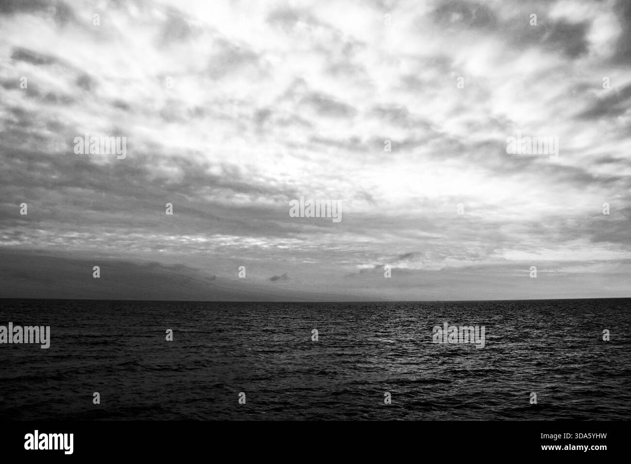 Das offene Wasser der Nordsee vor Wilhelmshaven Stockfoto