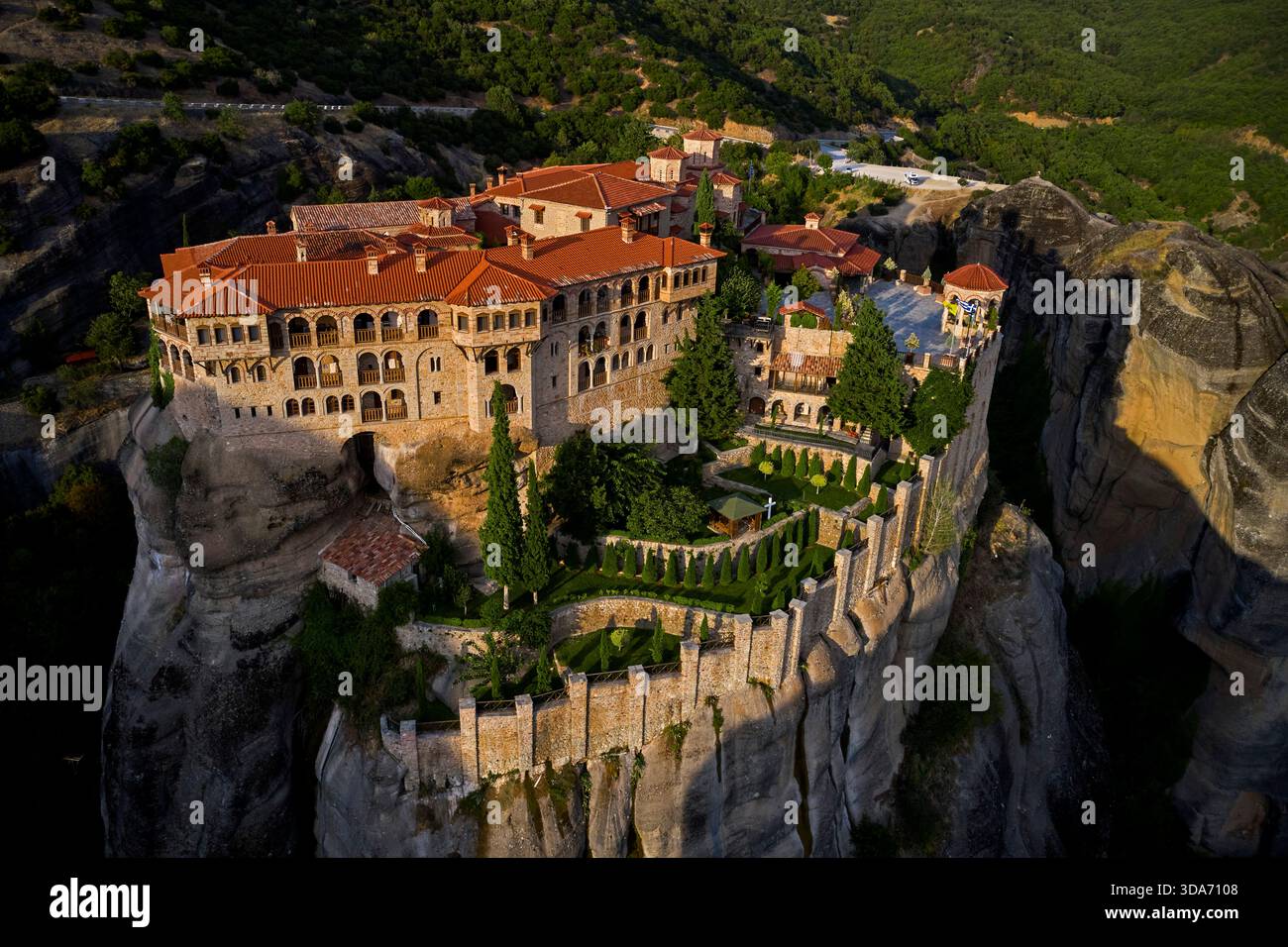 Griechenland, Thessalien, Kalambaka, die Meteora-Stätte, UNESCO-Weltkulturerbe, das Varlaam-Kloster Stockfoto