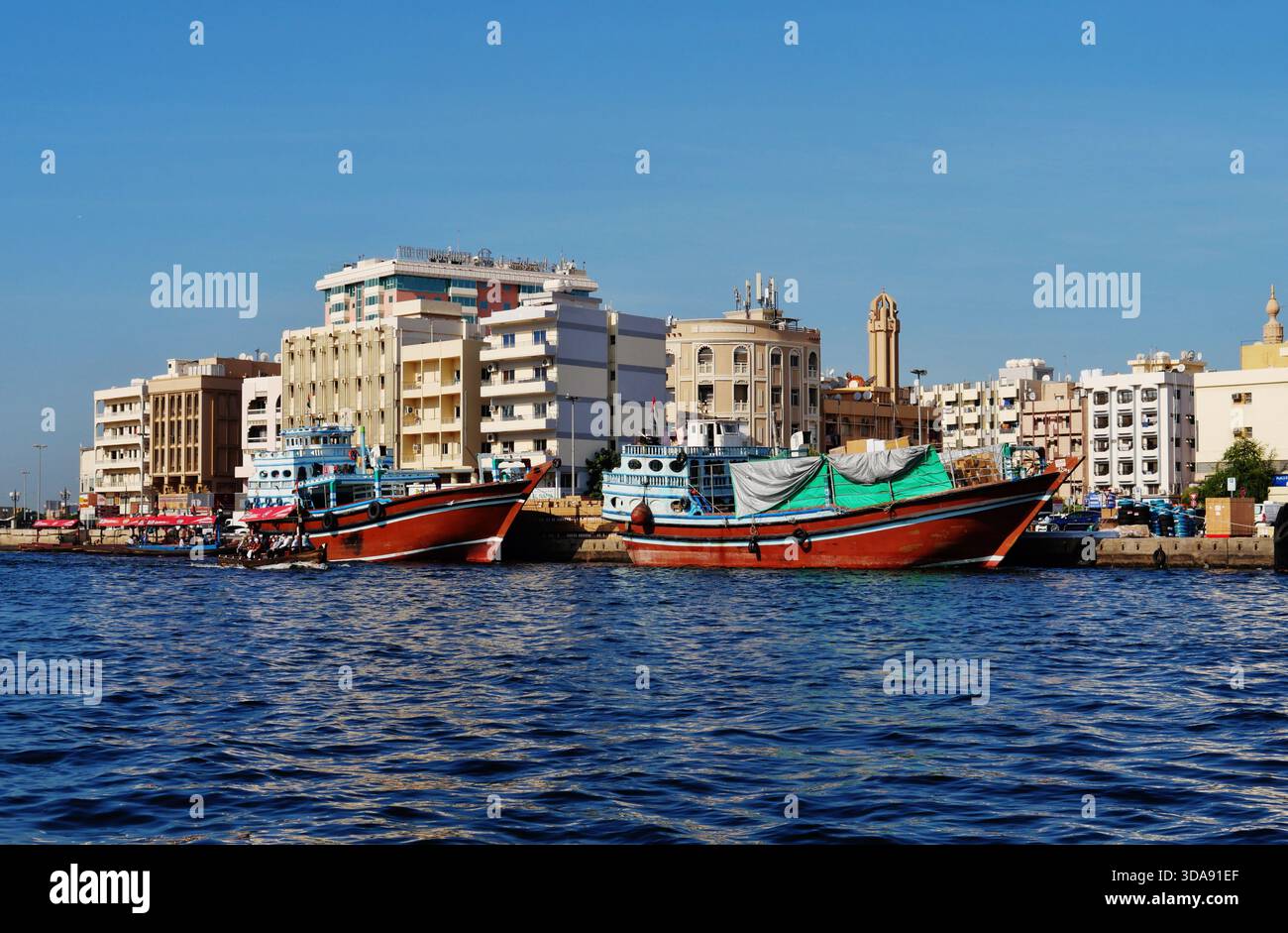 Dubai Creek, Dubai, Dubai Emirate, Vereinigte Arabische Emirate Stockfoto