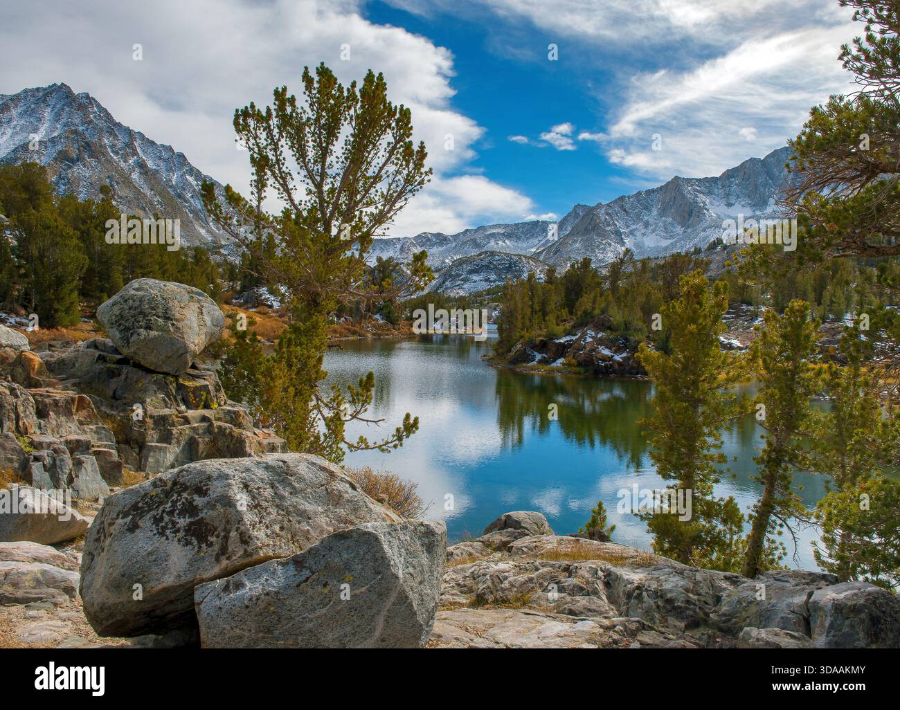 Long Lake, John Muir Wilderness, Inyo National Forest, Eastern Sierra, Kalifornien Stockfoto