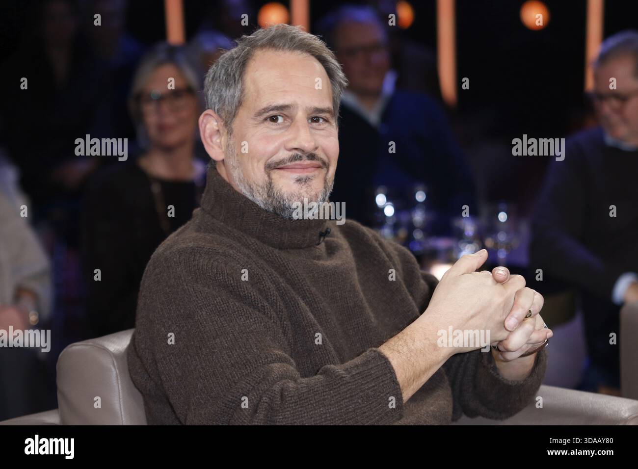 Moritz Bleibtreu, Schauspieler, Gast in der Fernsehsendung NDR Talk Show in den NDR Studios, Hamburg Stockfoto