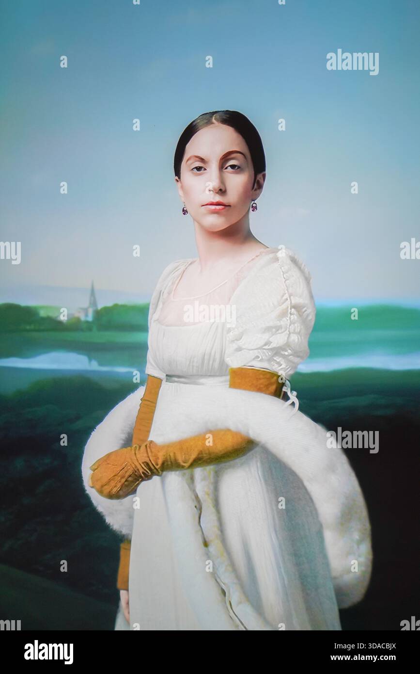 Lady Gaga-Mademoiselle Caroline Rivière 2013 von Robert Wilson Stockfoto