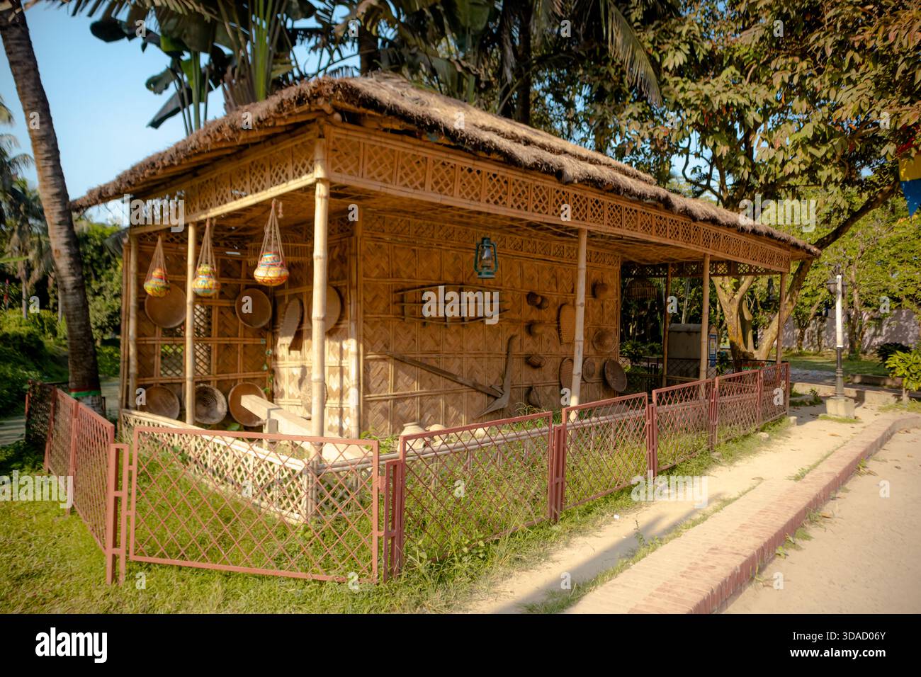 Weitere Bengalische Architektur im Historic Sonargaon Museum Stockfoto