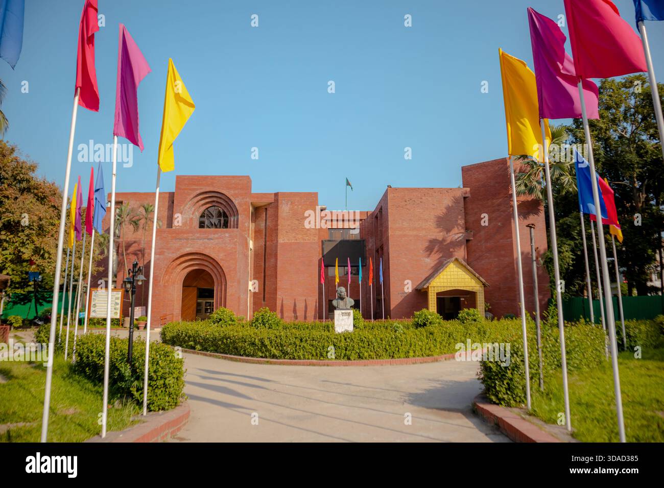 Architektonische Schönheit des Sonargaon Museums, Narayanganj Stockfoto
