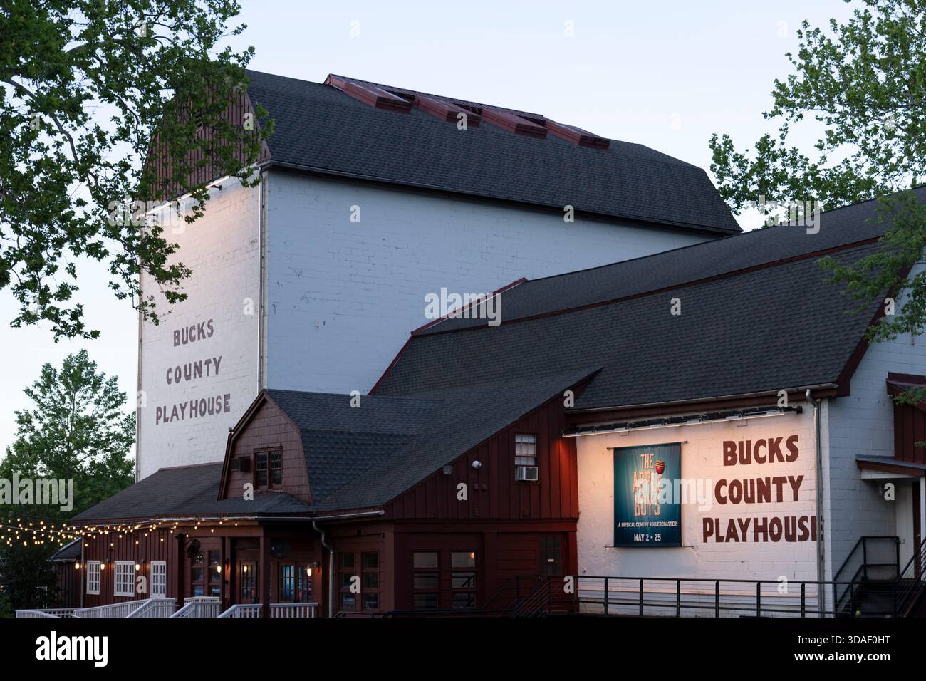 Bucks County Playhouse in New Hope, Pennsylvania, USA Stockfoto