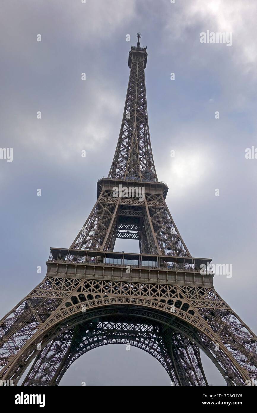 Eiffelturm, Paris, Frankreich. Stockfoto