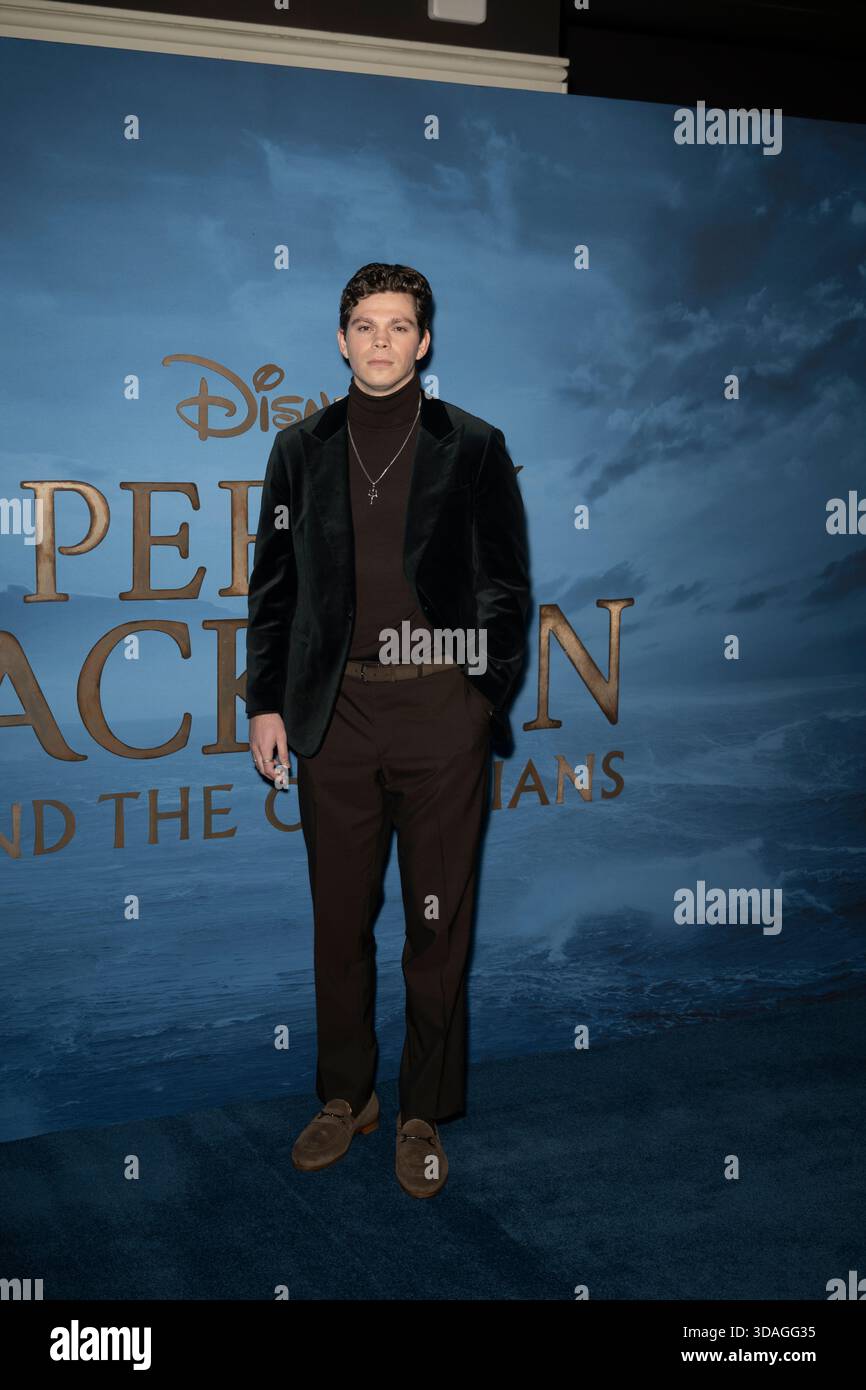 Toby Stephens besuchte die Vorführung von Percy Jackson und den Olympians Stockfoto