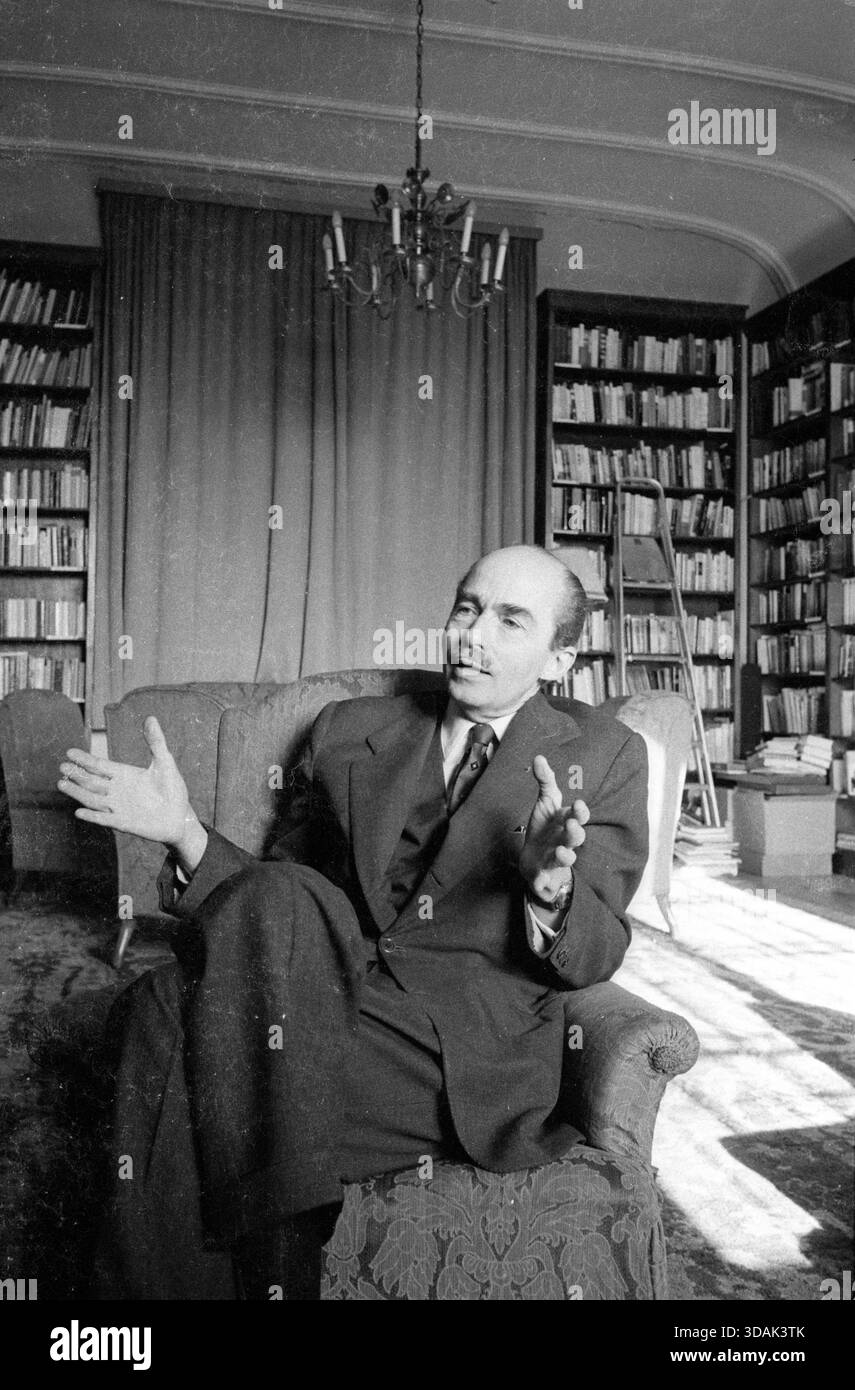 Otto von Habsburg im Interview. [Automatisierte Übersetzung] Stockfoto