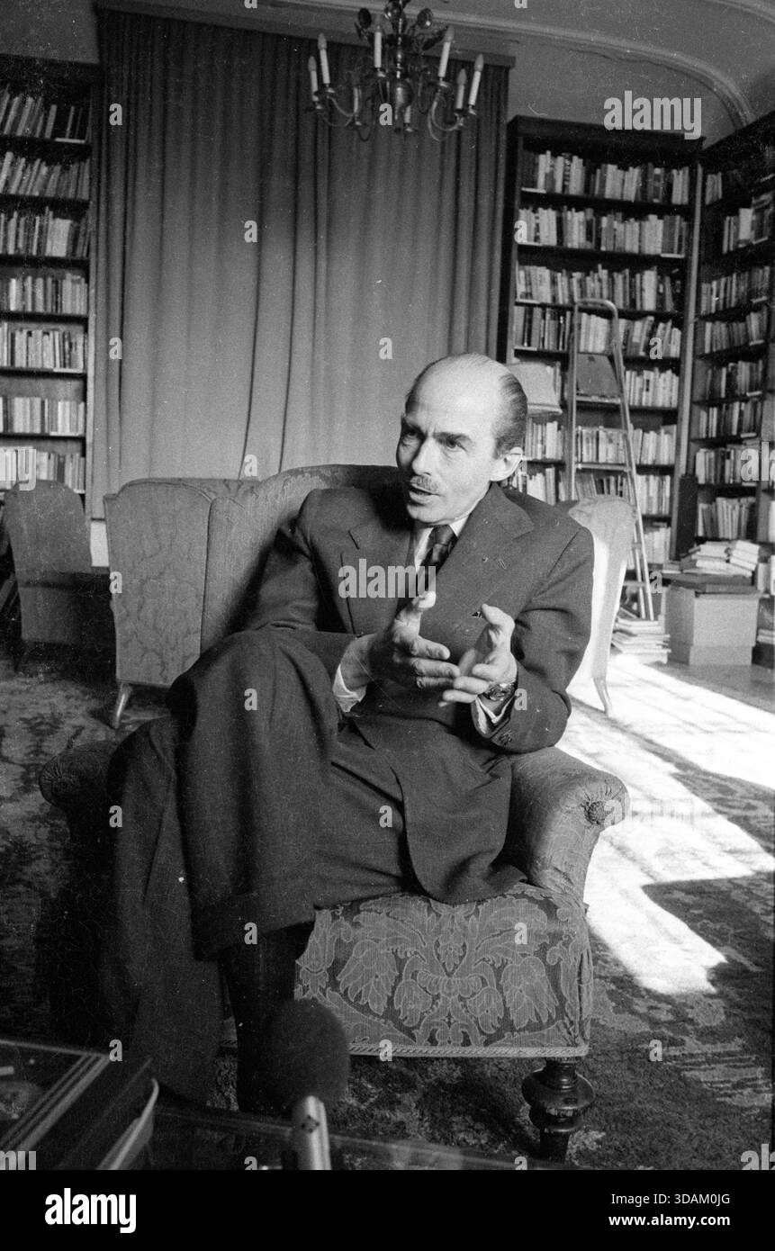 Otto von Habsburg im Interview. [Automatisierte Übersetzung] Stockfoto