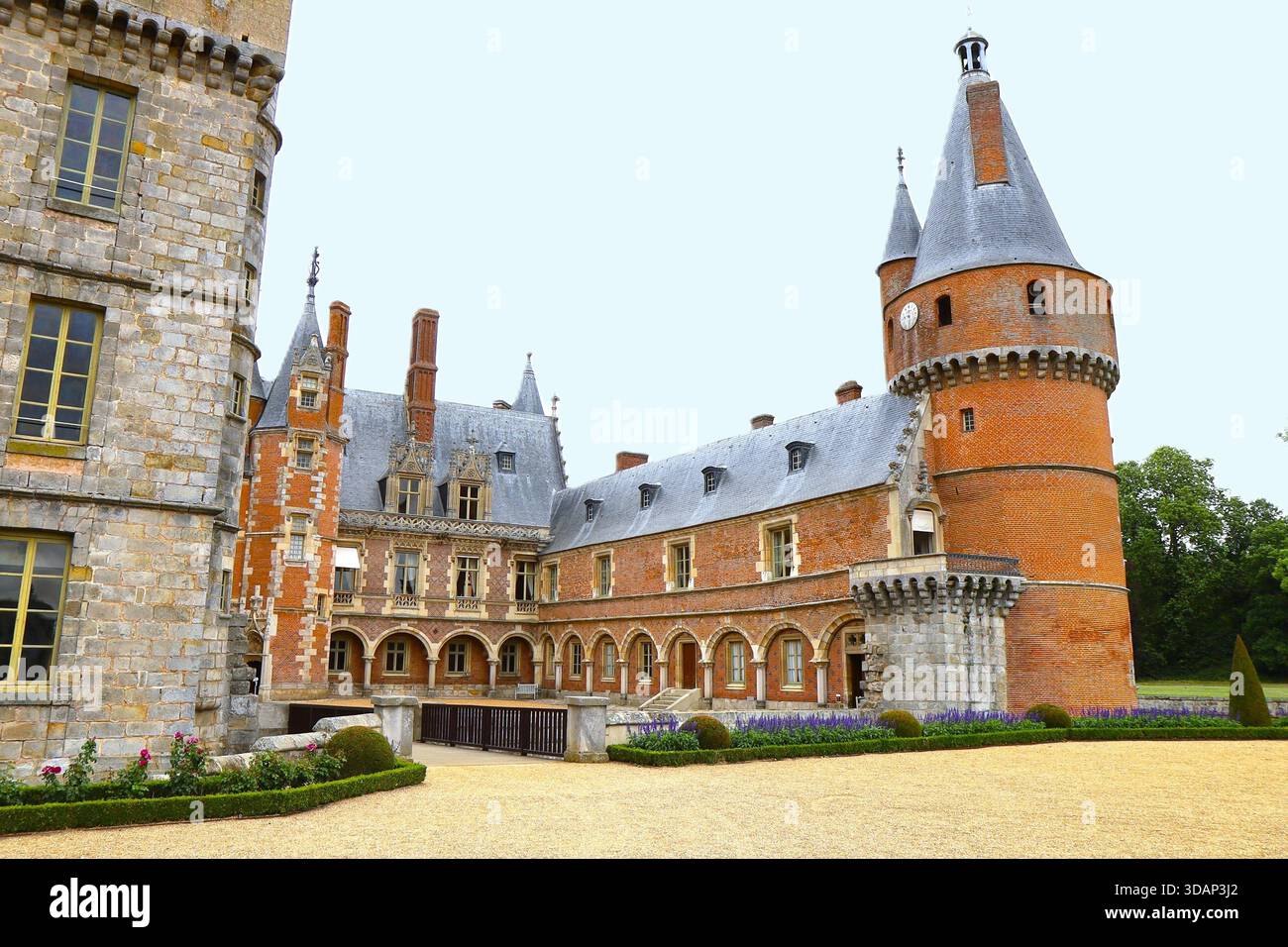 Le château de Maintenon, construit au XVIIe siècle, Village de Maintenon, Département d'Eure et Loir, Frankreich Stockfoto