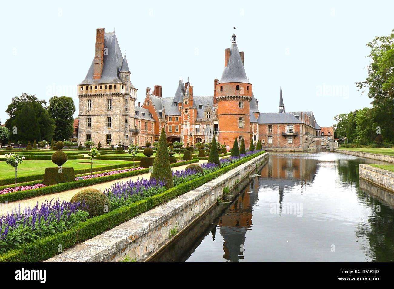 Le château de Maintenon, construit au XVIIe siècle, Village de Maintenon, Département d'Eure et Loir, Frankreich Stockfoto