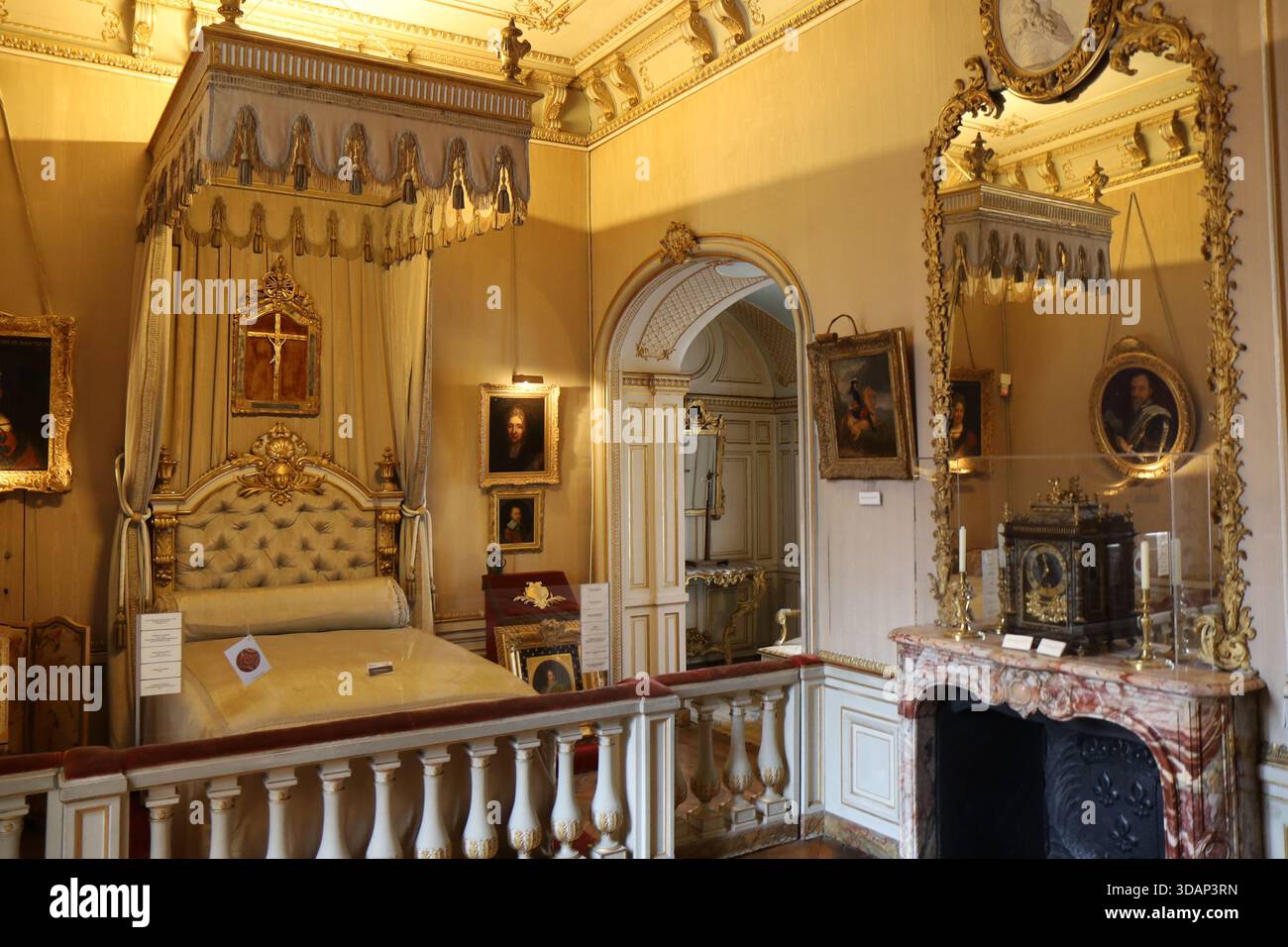 Le château de Maintenon, construit au XVIIe siècle, Village de Maintenon, Département d'Eure et Loir, Frankreich Stockfoto