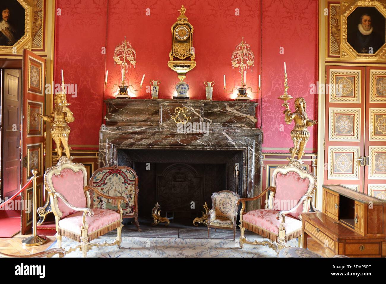 Le château de Maintenon, construit au XVIIe siècle, Village de Maintenon, Département d'Eure et Loir, Frankreich Stockfoto