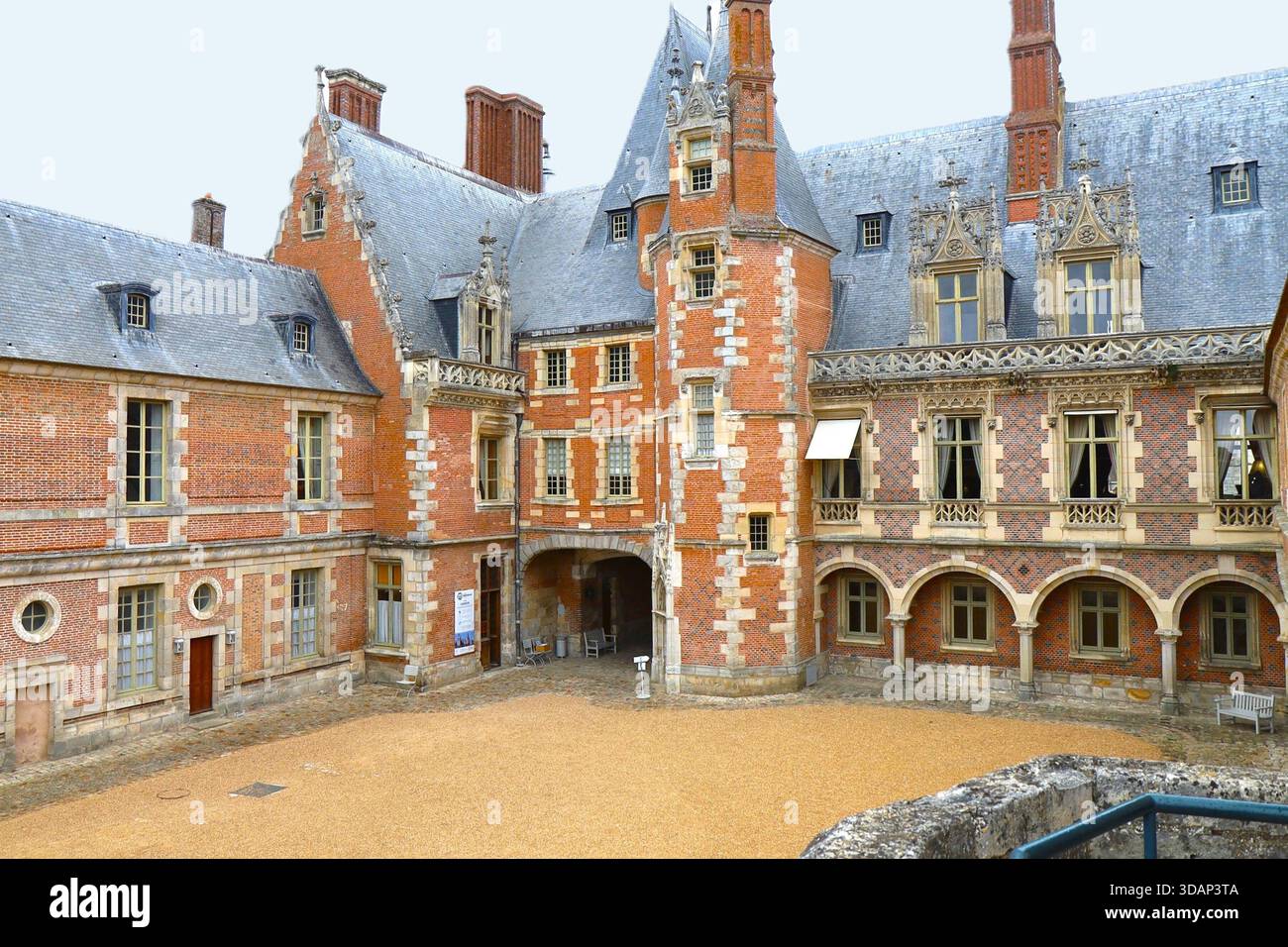 Le château de Maintenon, construit au XVIIe siècle, Village de Maintenon, Département d'Eure et Loir, Frankreich Stockfoto