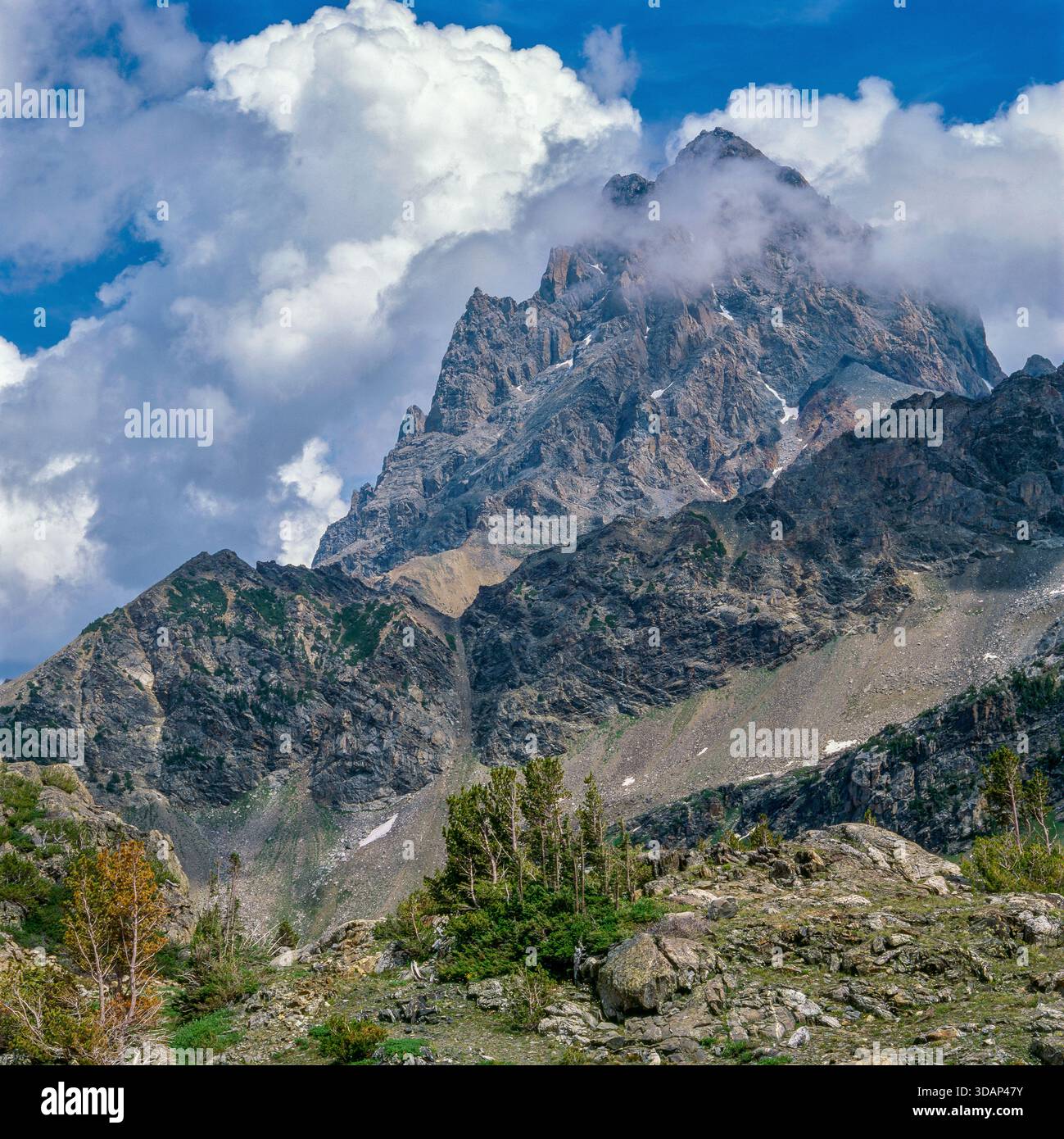 Clearing Sturm, Grand Teton, Grand Teton National Park, Wyoming Stockfoto