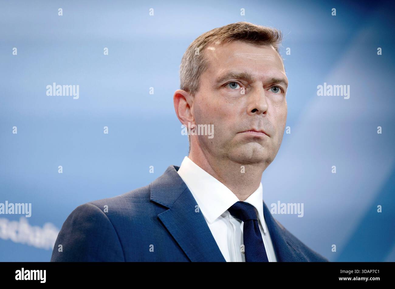 Markus Steilemann bei den Vorgesprächen für eine 'Chemieagenda 2045' im Bundesministerium für Wirtschaft und Energie. Berlin, 12/11/2025 Stockfoto