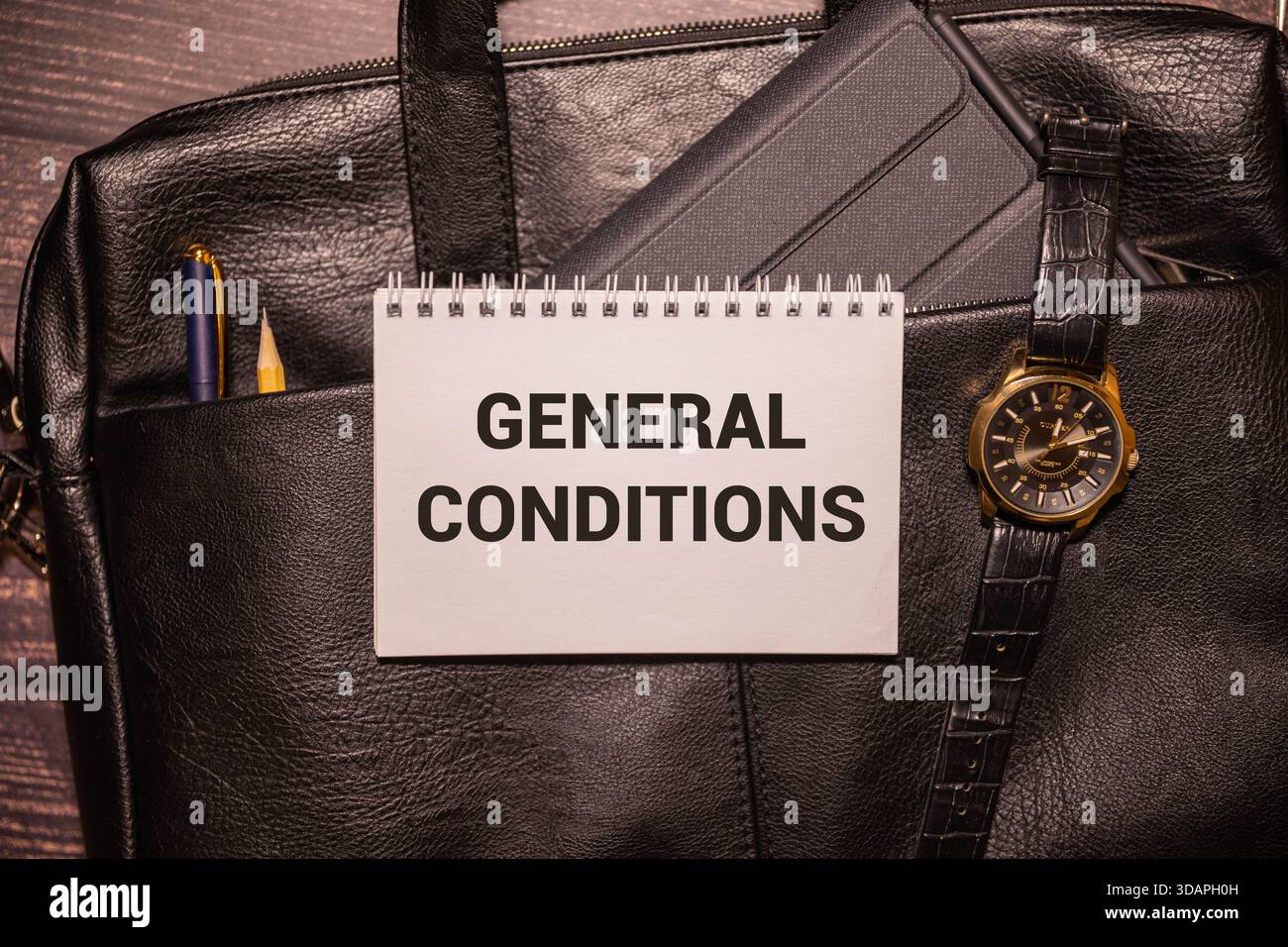 Closeup auf Geschäftsmann hielt eine Karte mit Text Rahmenbedingungen, Konzept Geschäftsbild mit soft-Fokus-Hintergrund und Vintage-Ton Stockfoto