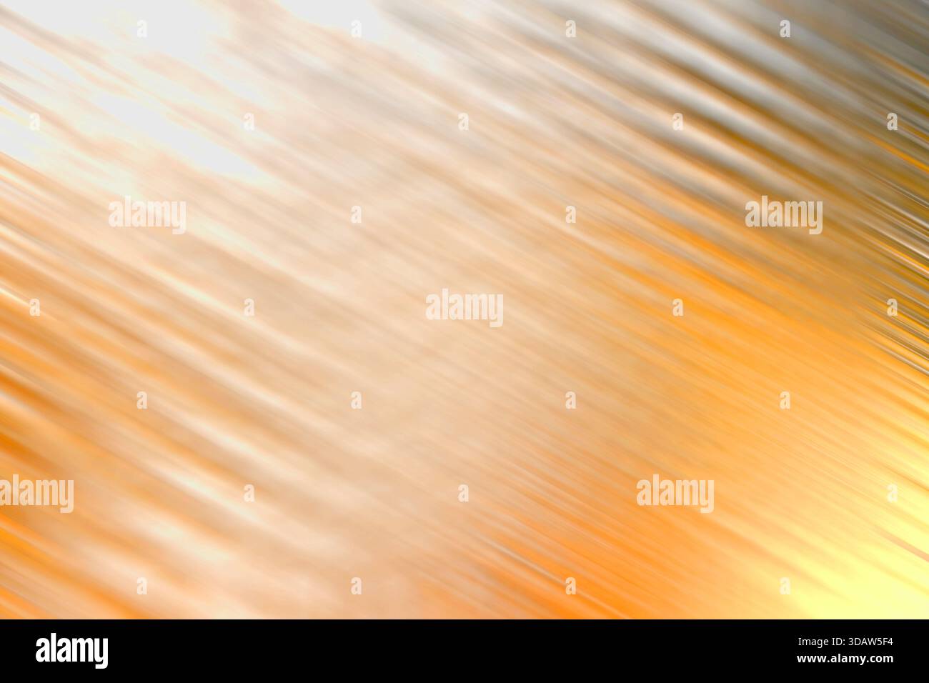 Orangefarbener Hintergrund mit diagonalem Bewegungseffekt Stockfoto