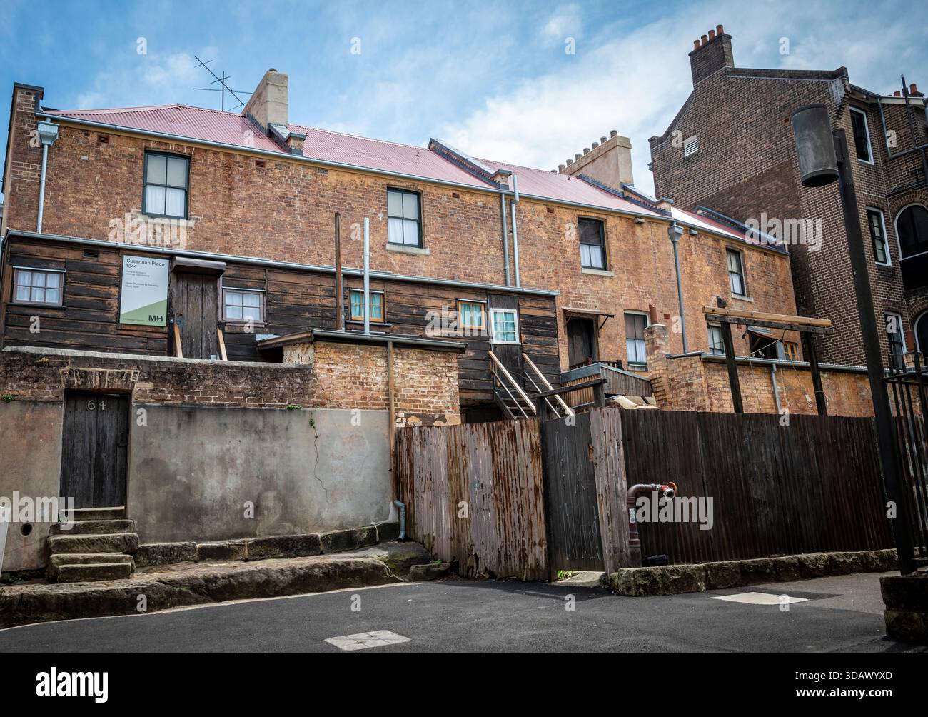 Susannah Place - Museum of History, The Rocks, Sydney, NSW, Australien Stockfoto