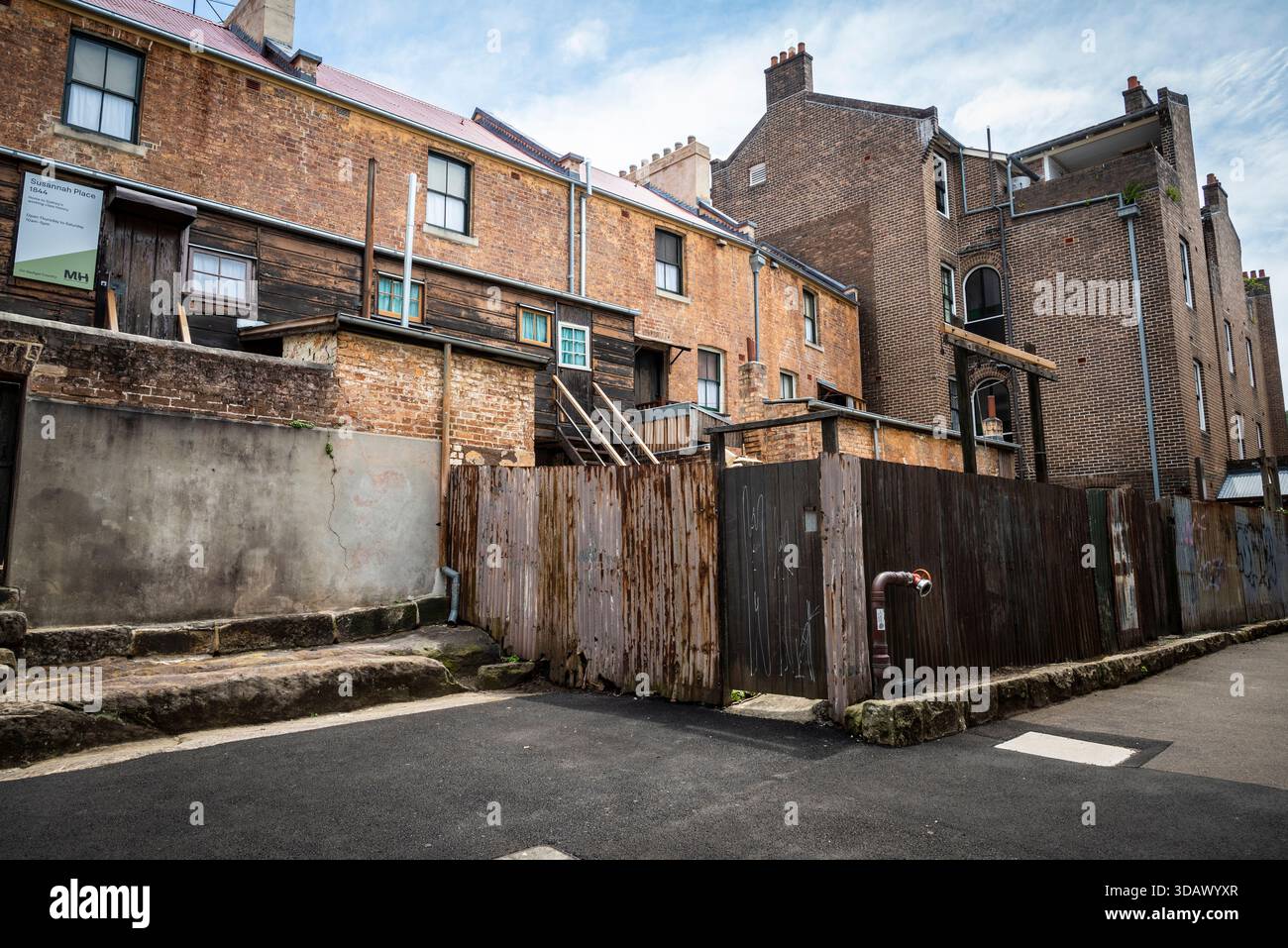Susannah Place - Museum of History, The Rocks, Sydney, NSW, Australien Stockfoto