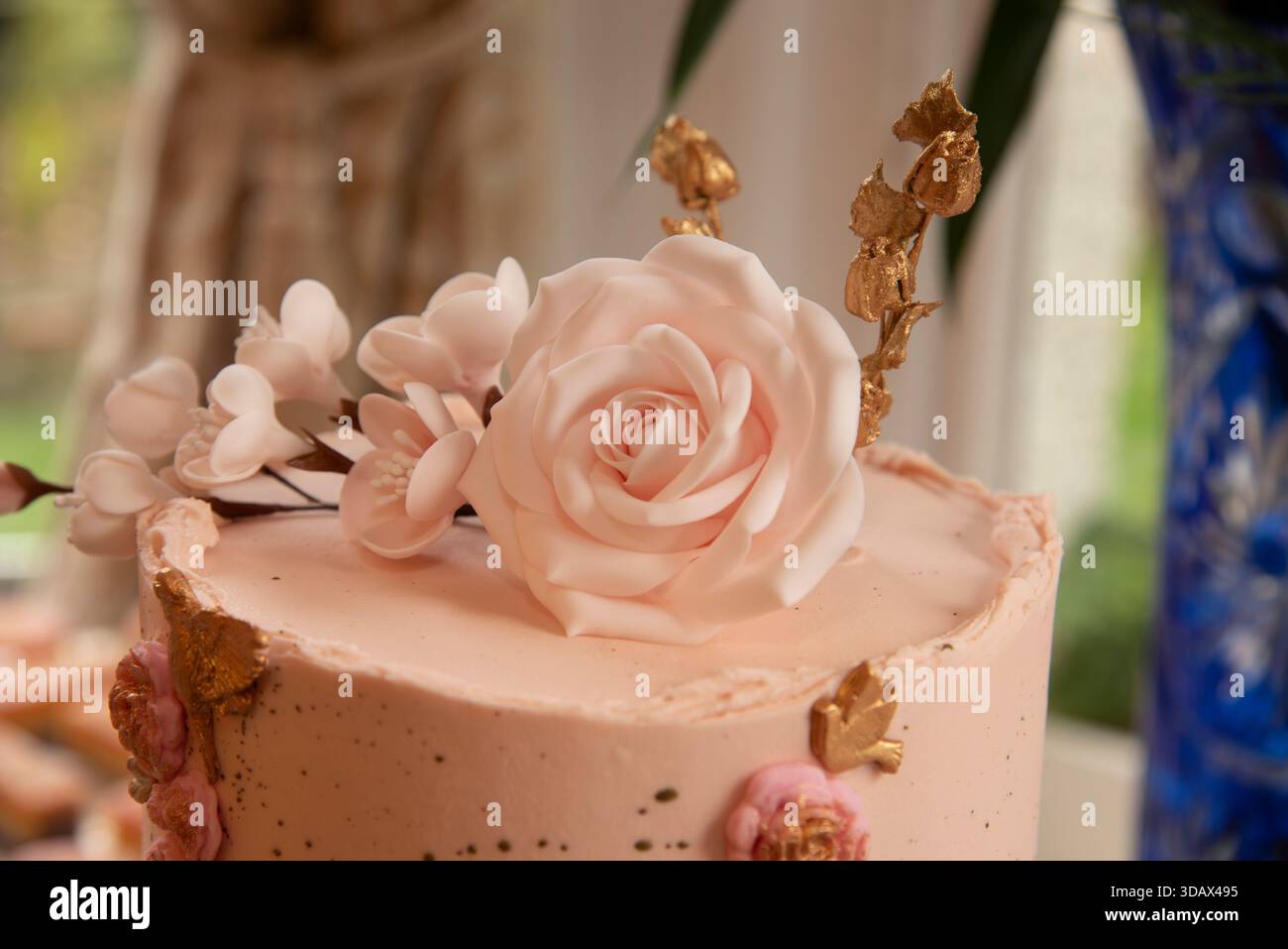 Rosenglasur Stockfoto